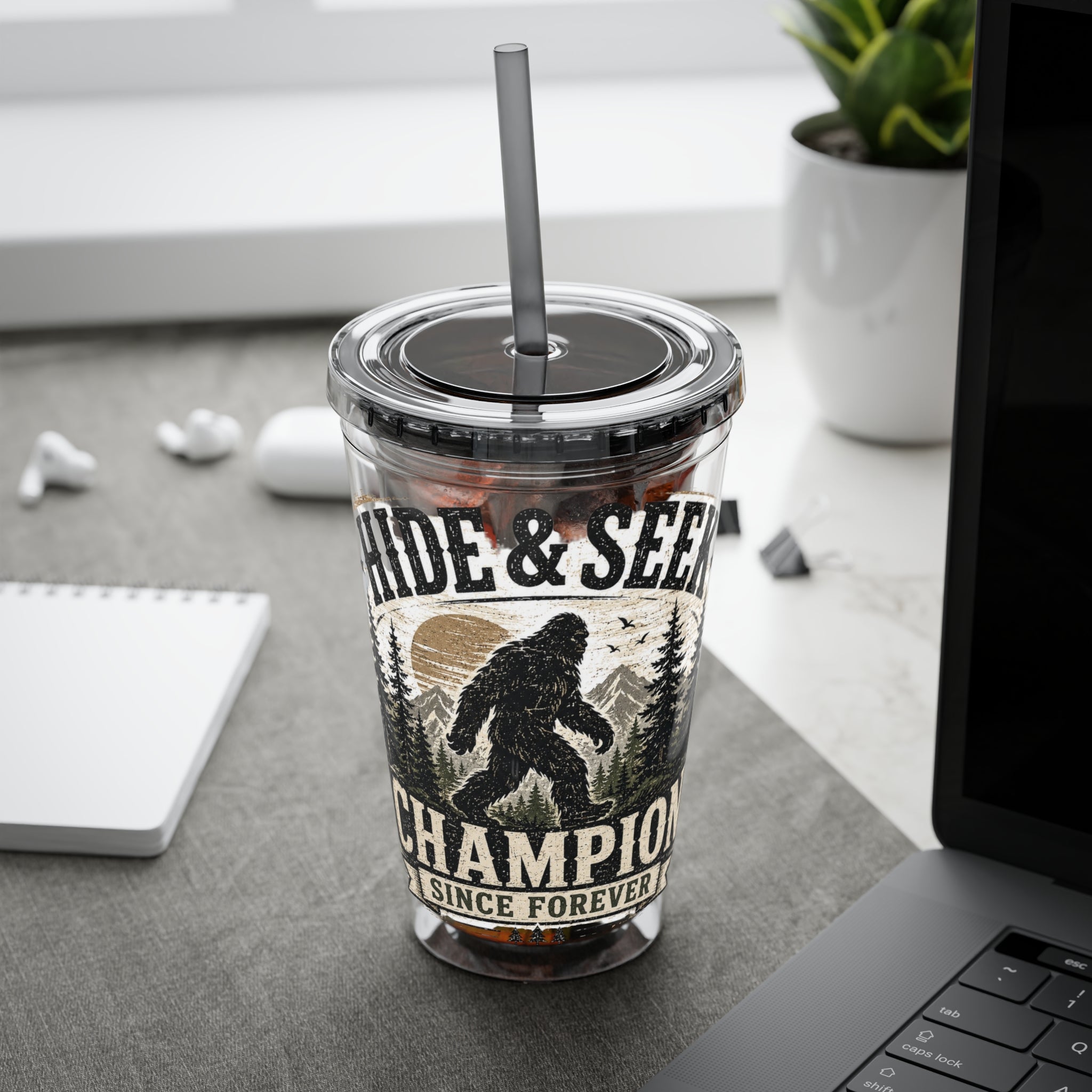 Hide & Seek Champion Since Forever Sunsplash Tumbler with Straw, 16oz