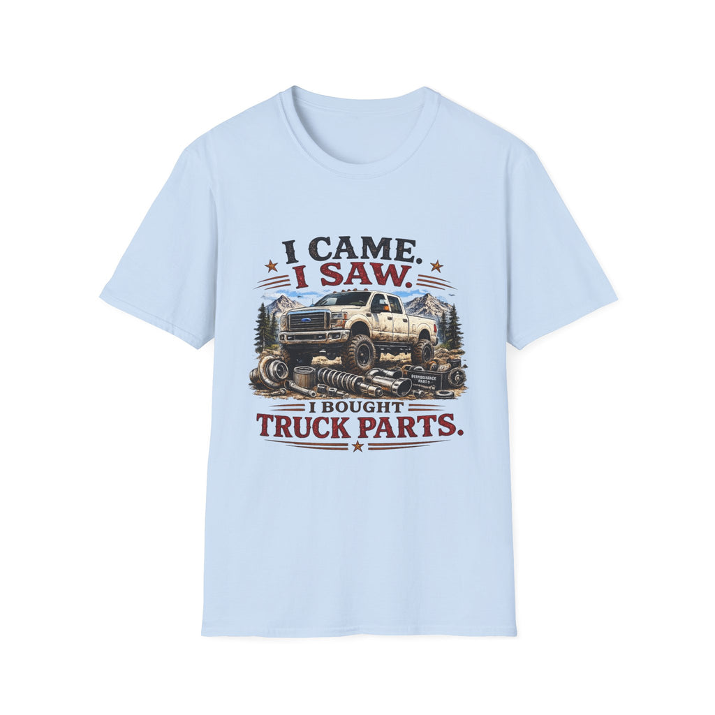 I Saw I Came, I Bought Truck Parts Softstyle T-Shirt