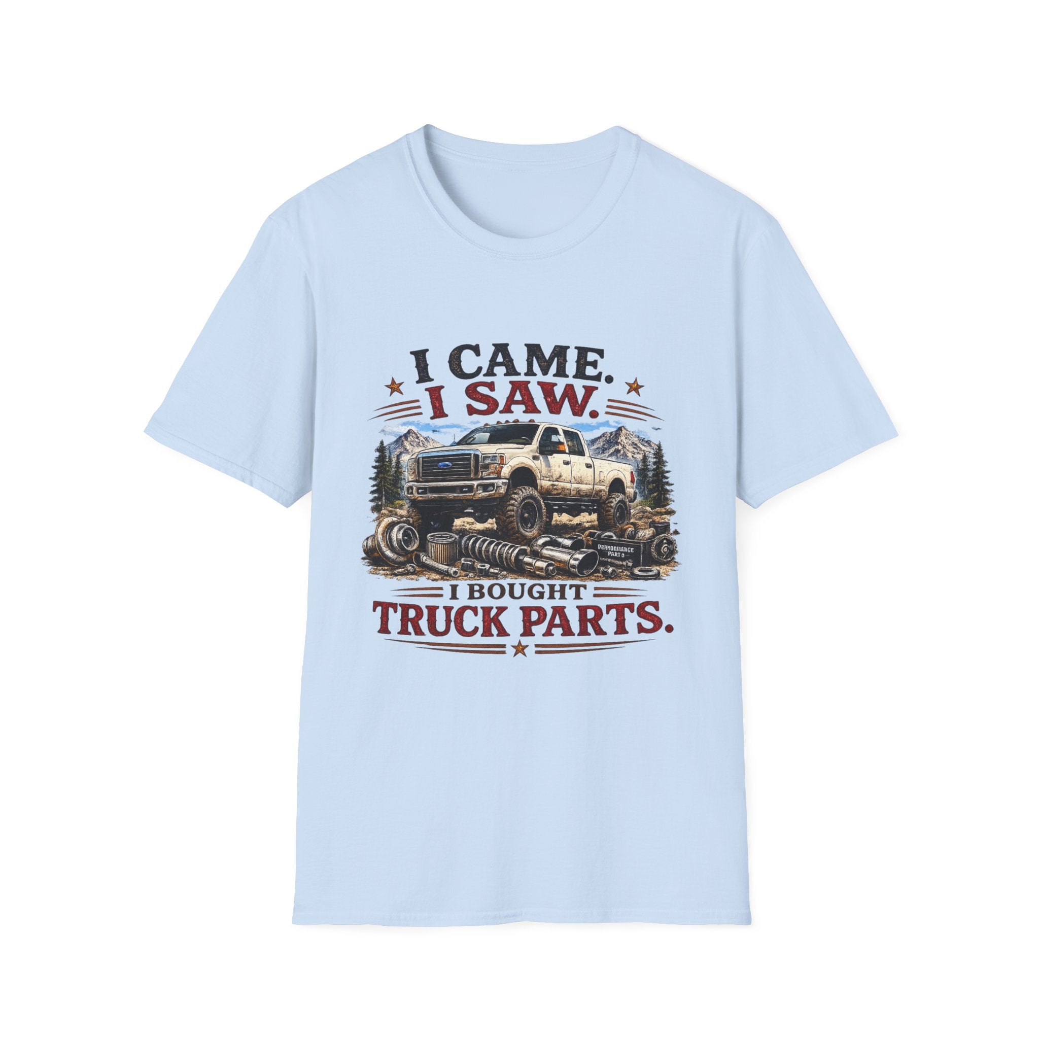 I Saw I Came, I Bought Truck Parts Softstyle T-Shirt