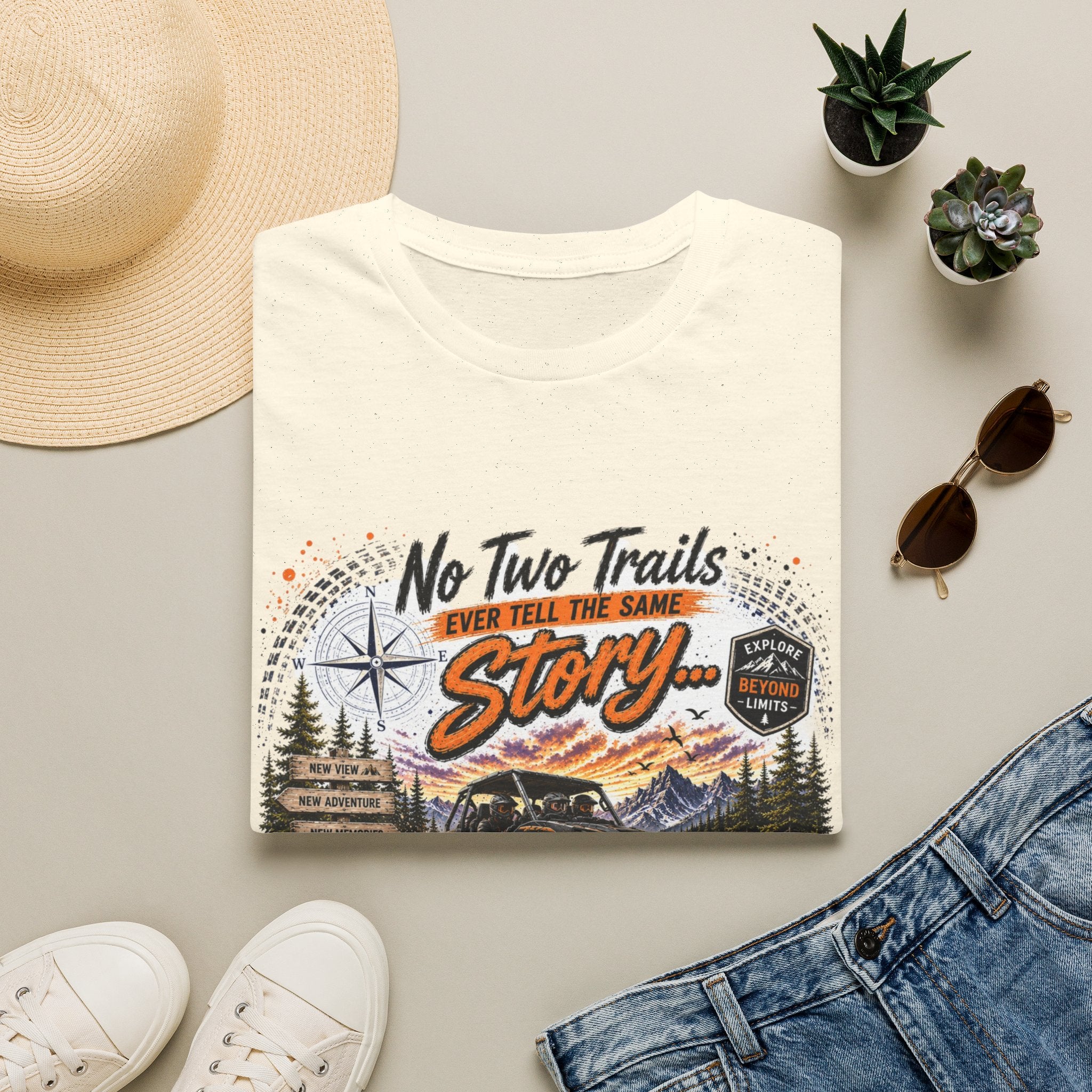No Two Trails Tell The Same Story Off-Road Adventure T-Shirt