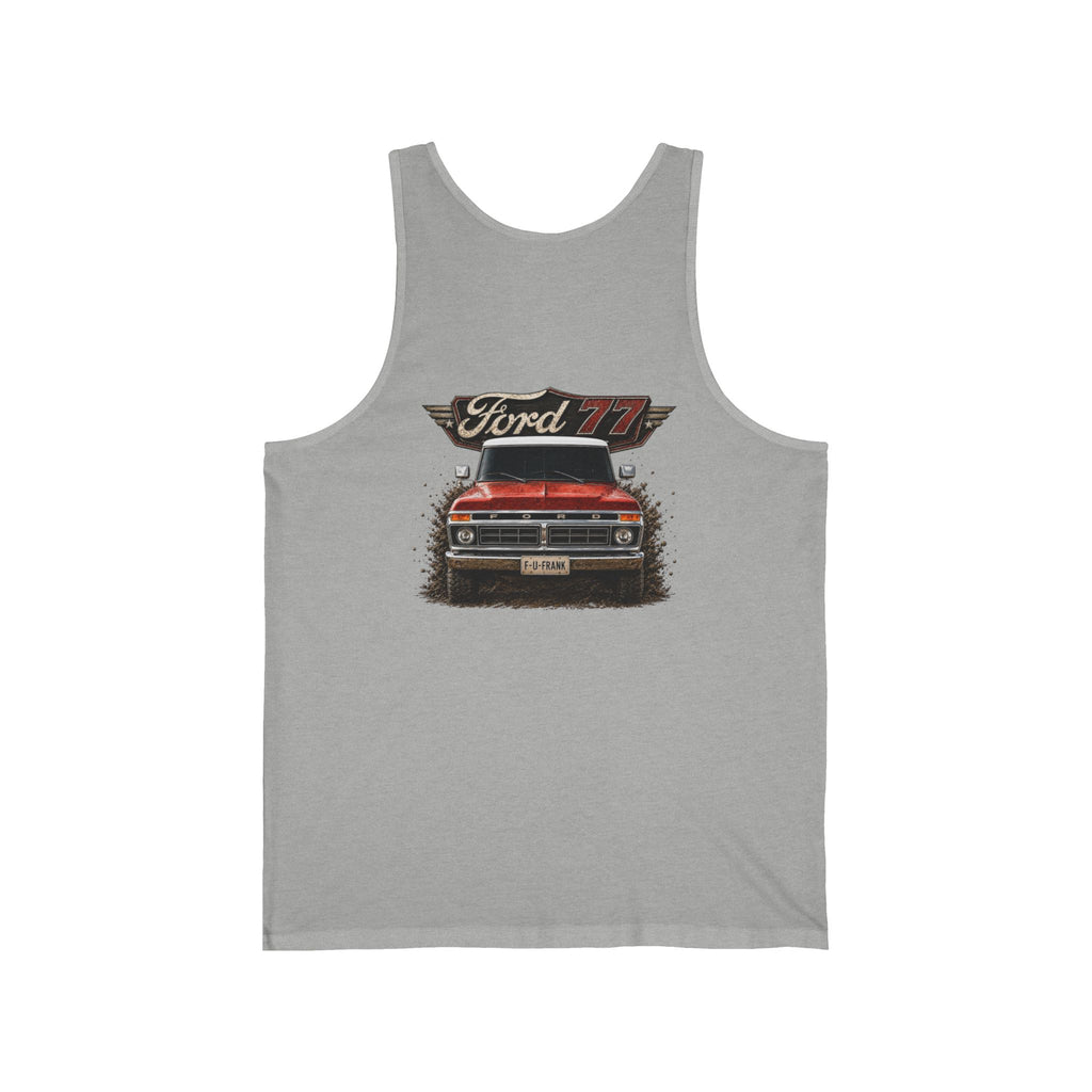 Ford 77 Vintage Truck Tank Top — Retro Pickup Truck Graphic Vest