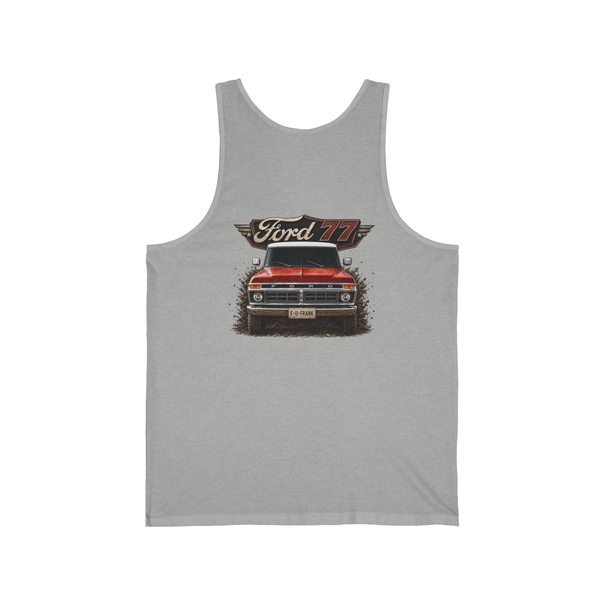 Ford 77 Vintage Truck Tank Top — Retro Pickup Truck Graphic Vest