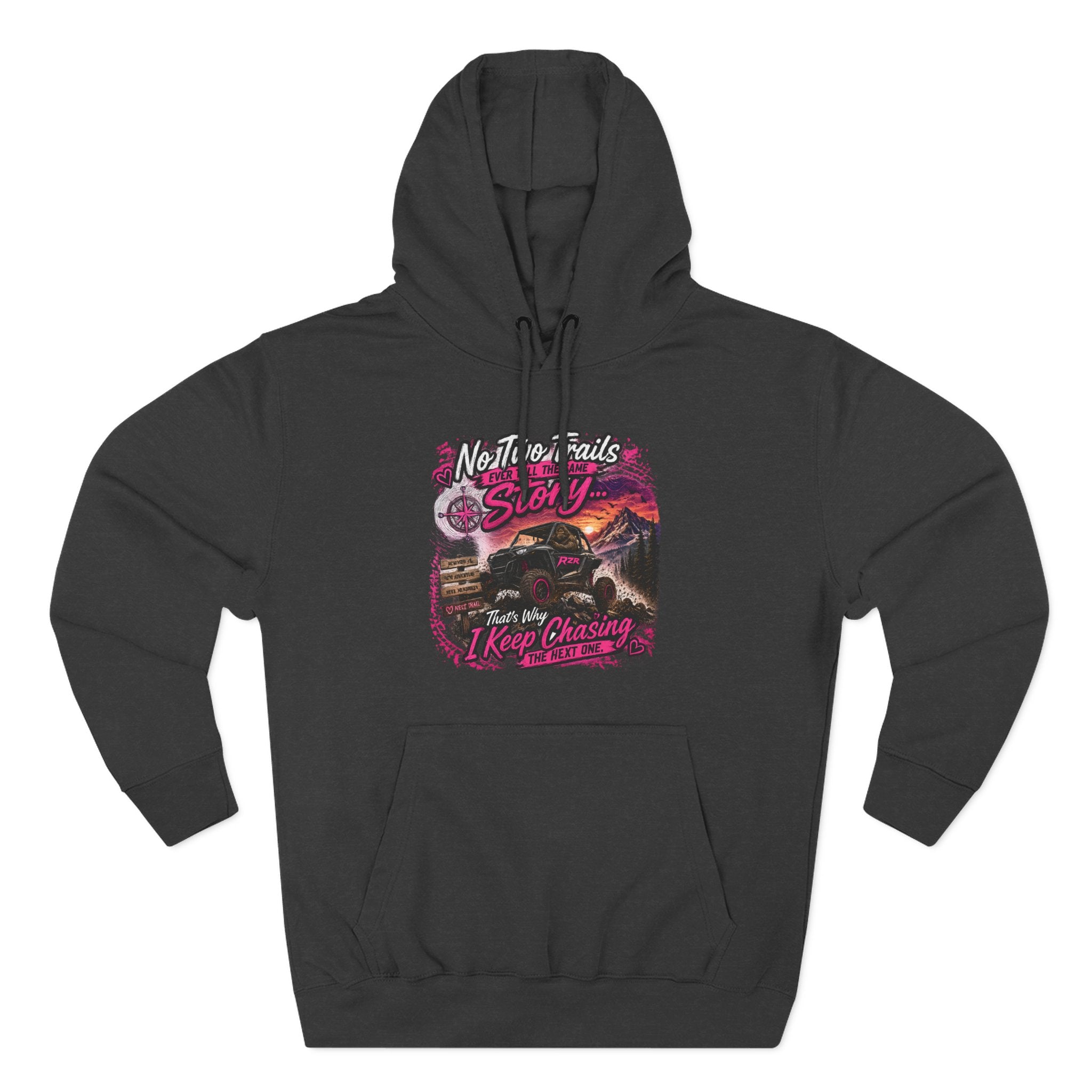 Vintage Desert Motorcycle Hoodie — "Nobody Rides Solo" Retro Biker Graphic