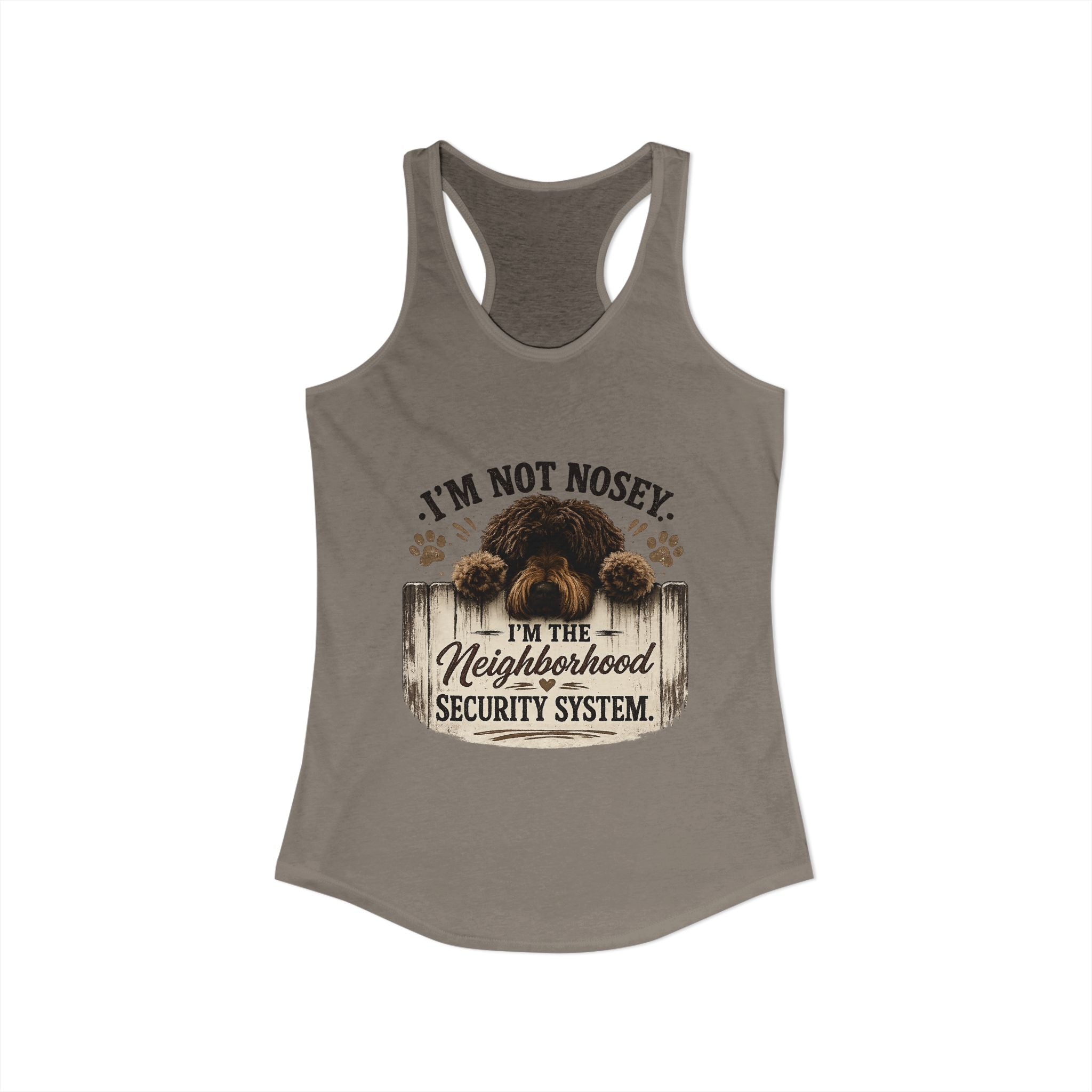 I'm Not Nosey Women's Ideal Racerback Tank