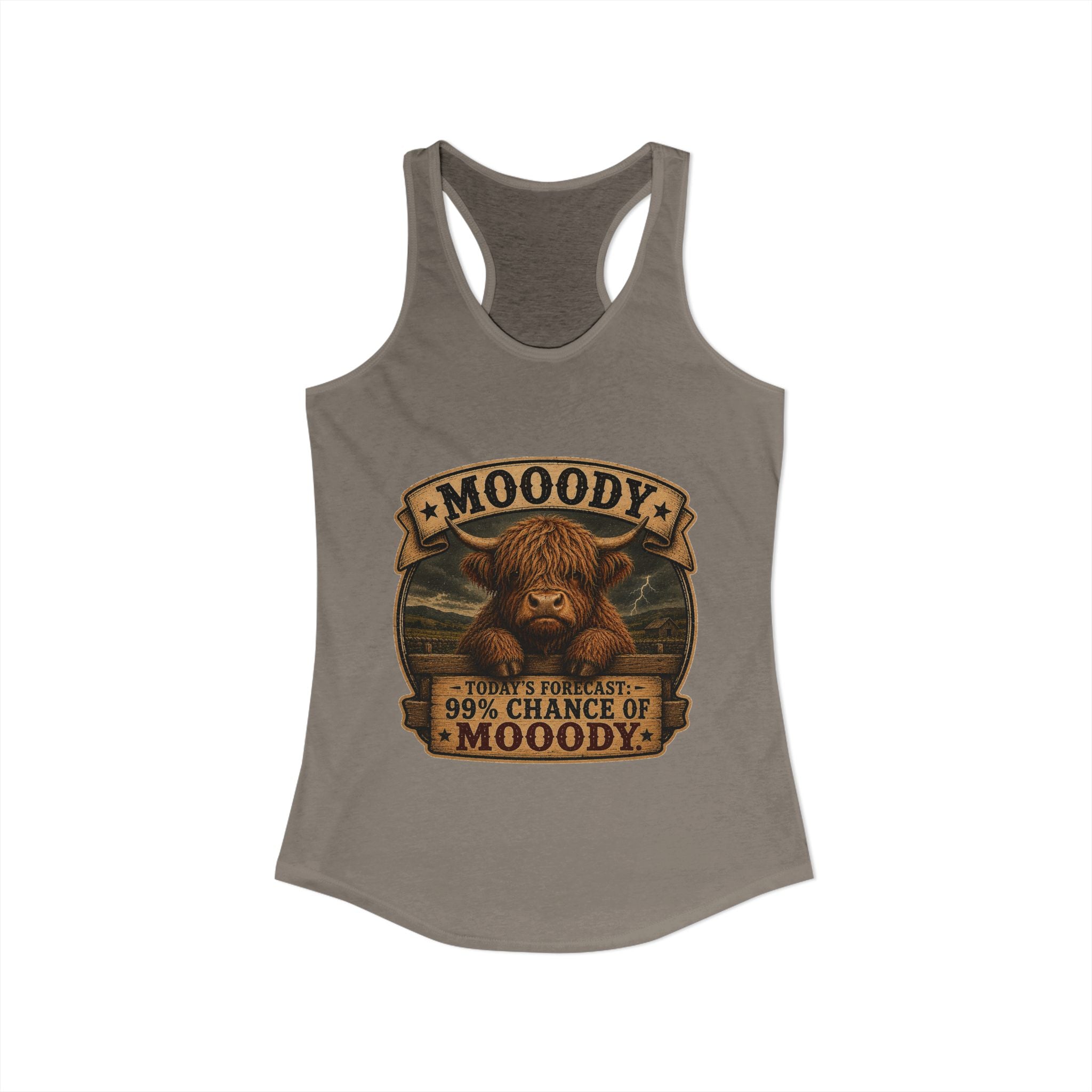 Mooody Highland Women's Ideal Racerback Tank