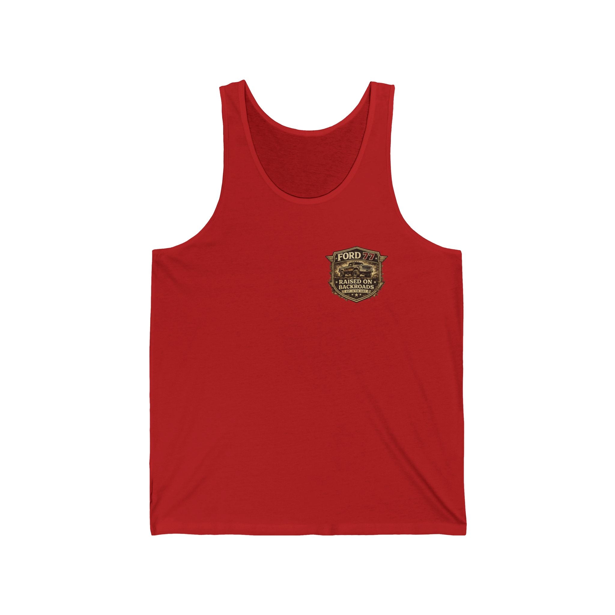 Ford 77 Vintage Truck Tank Top — Retro Pickup Truck Graphic Vest