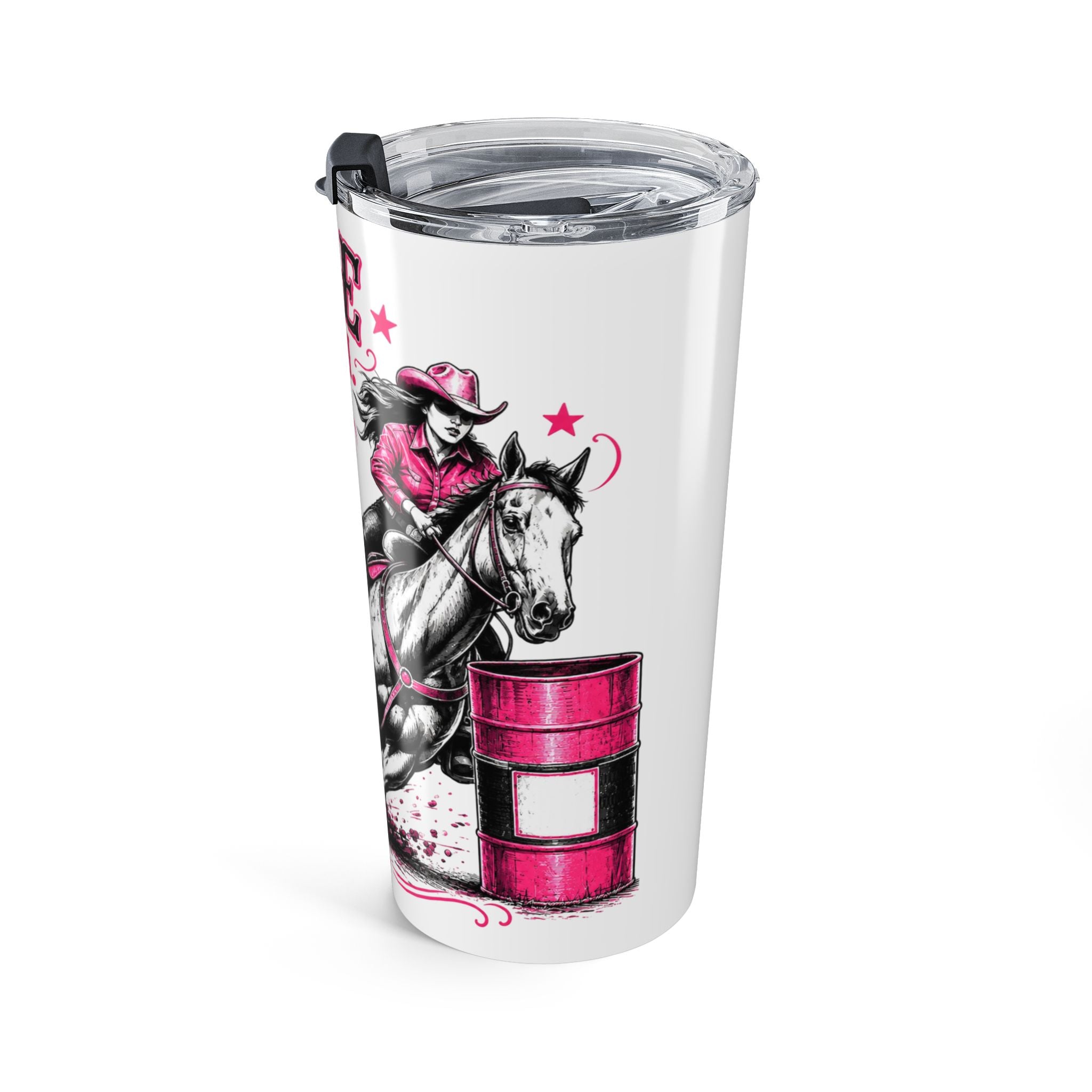 Chase the Dream Horse Pink Tumbler 20oz