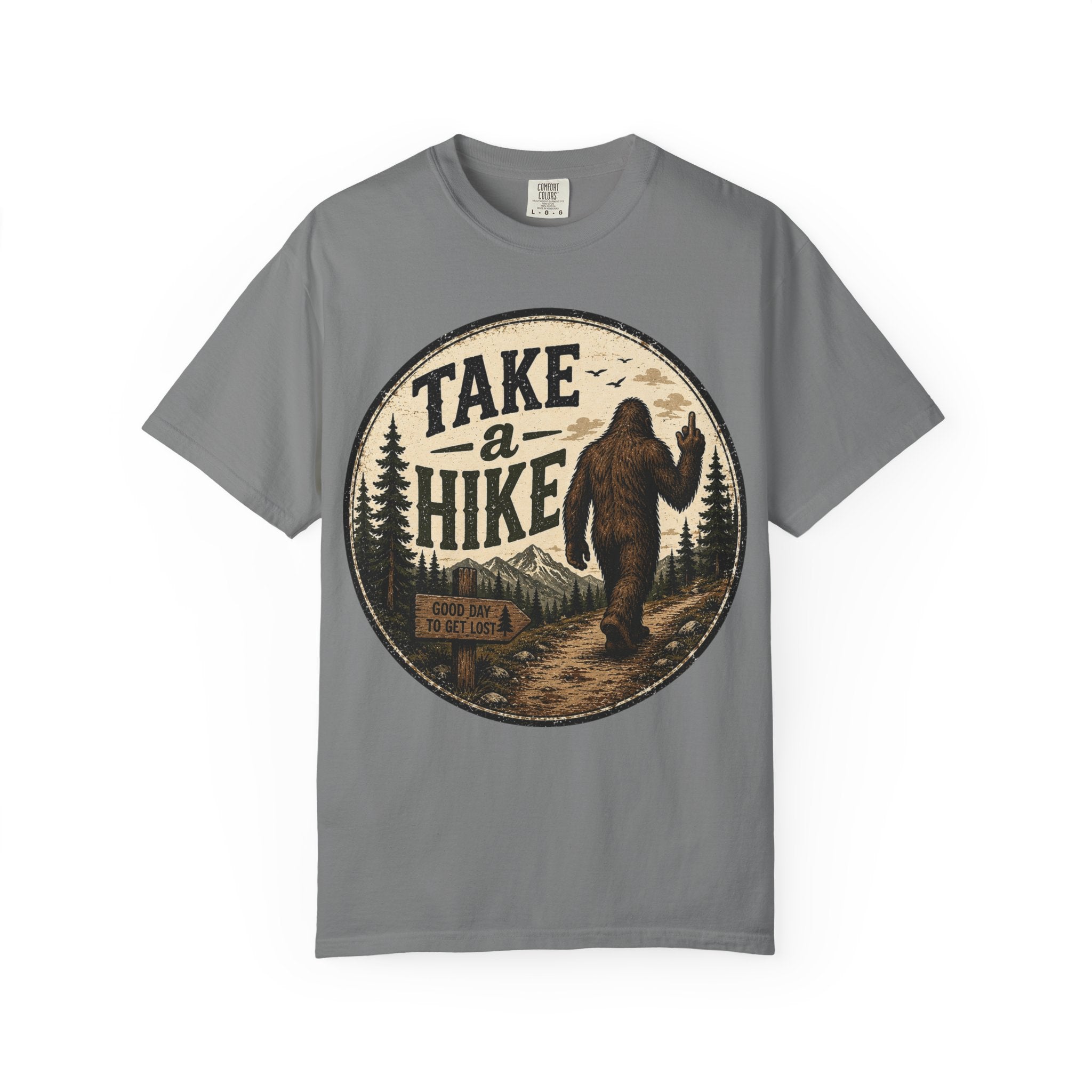 Take a Hike T-Shirt — Vintage Bigfoot Hiking Tee