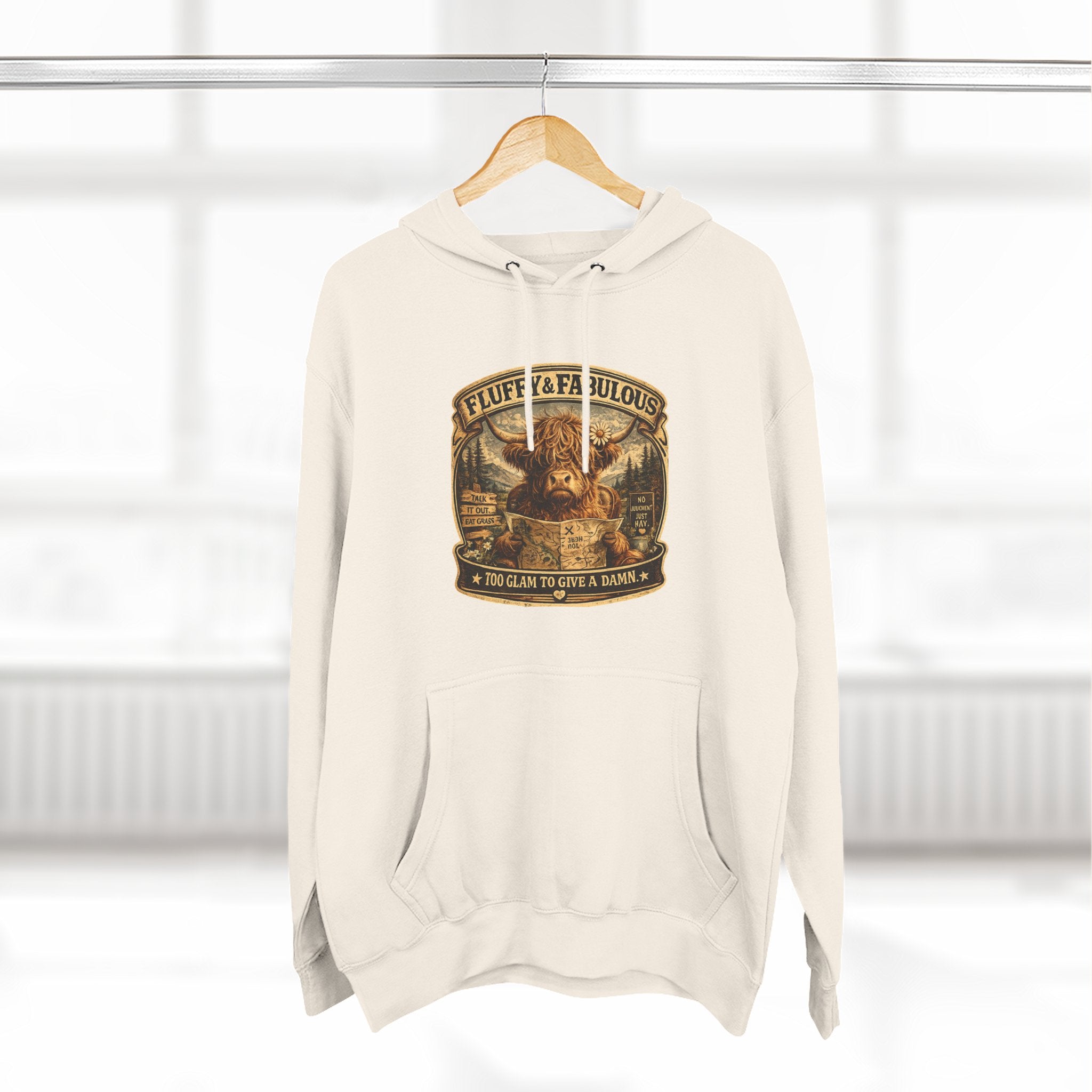 Fluffy & Fabulous Three-Panel Fleece Hoodie