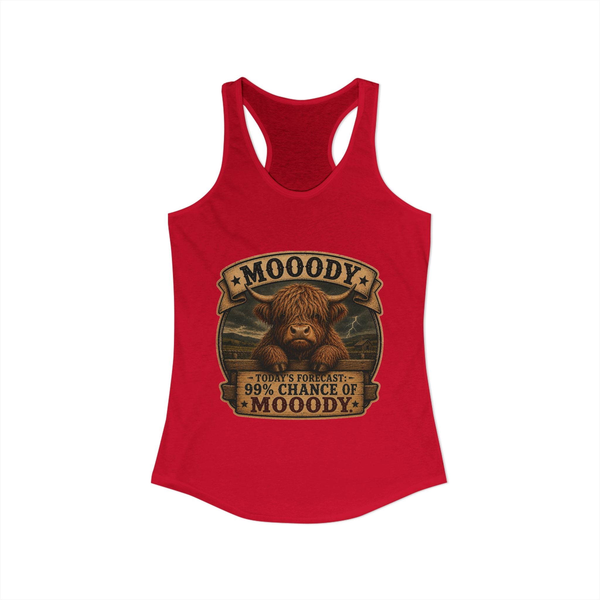 Mooody Highland Women's Ideal Racerback Tank