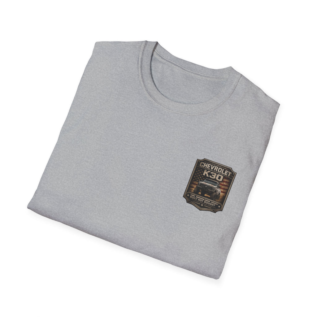 Square Body Soul - Chevrolet K30 Vintage Truck Pocket T‑Shirt