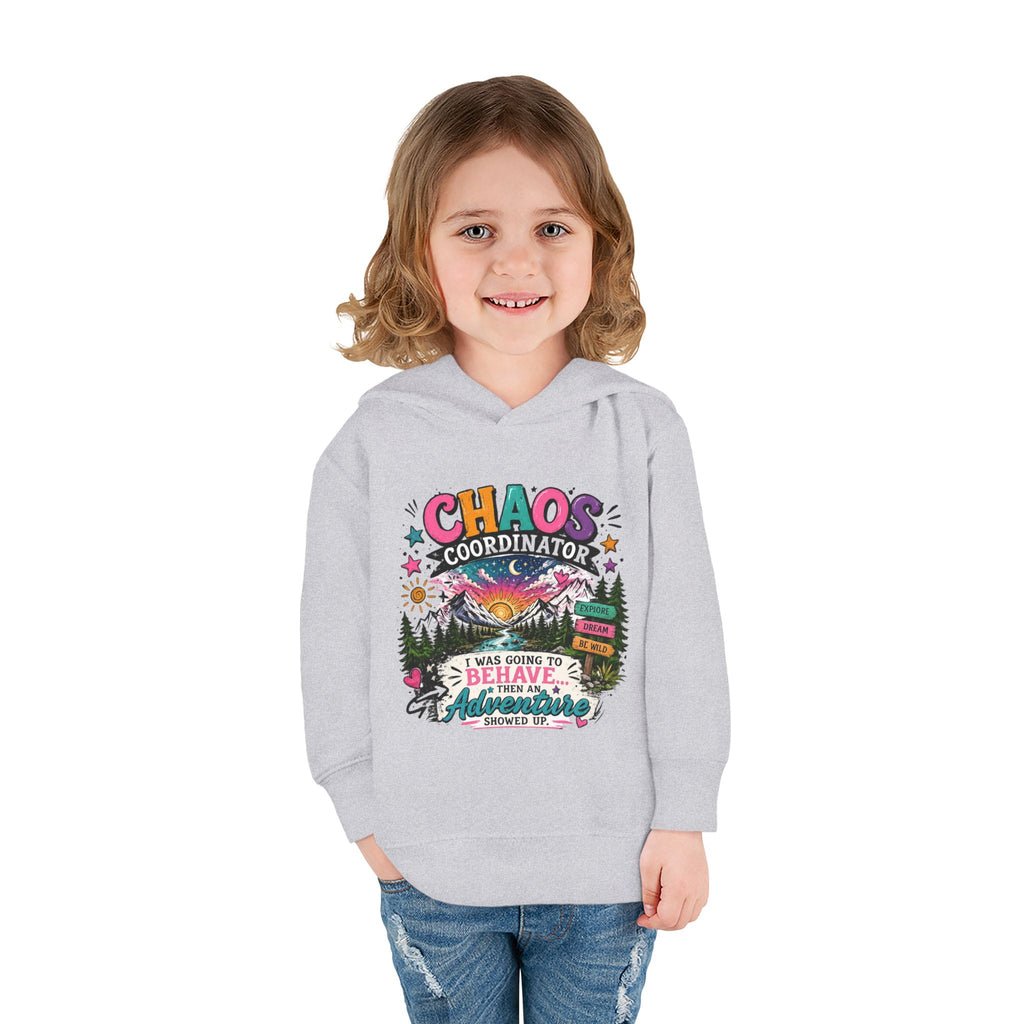 Chaos Coordinator Toddler Pullover Fleece Hoodie
