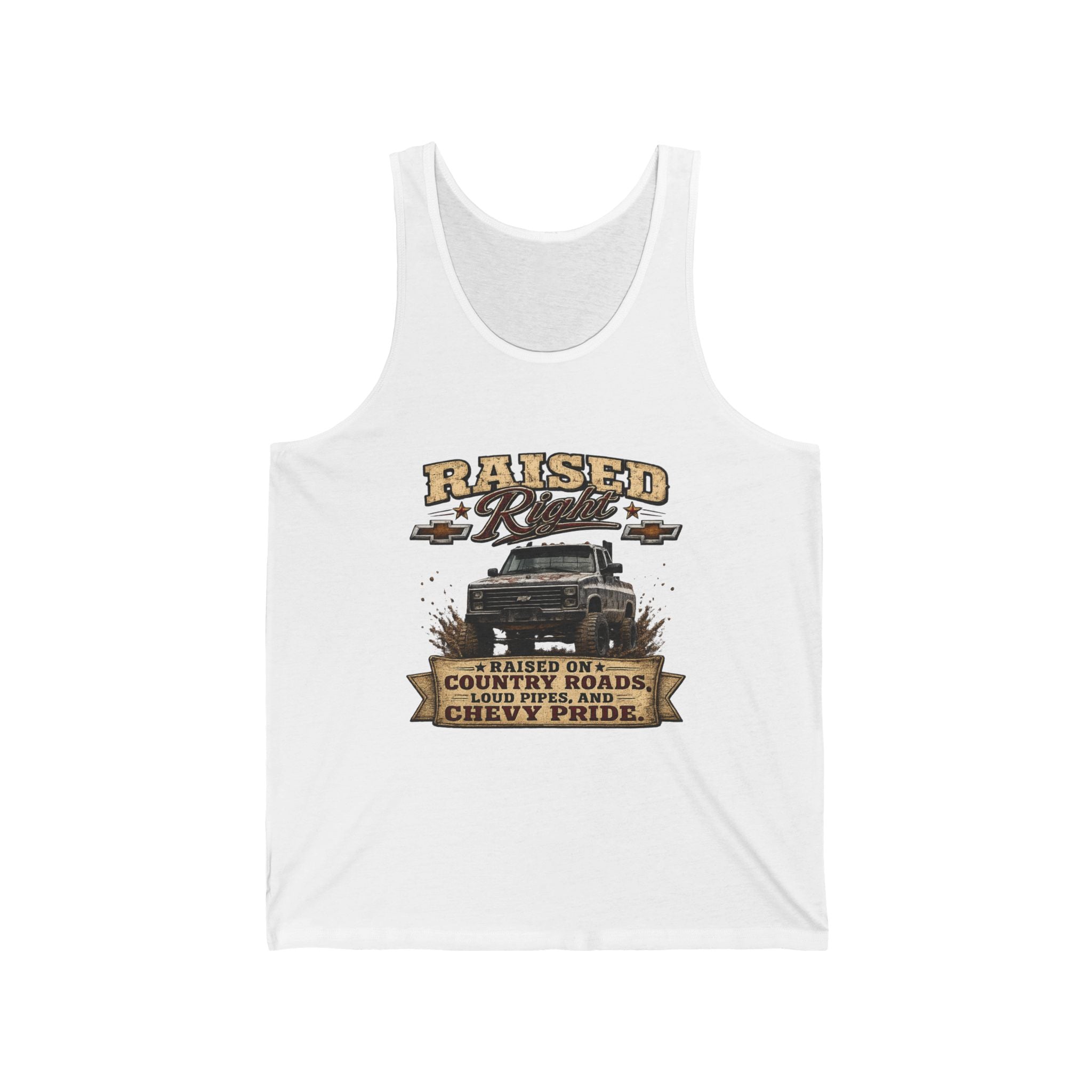 Raised on Country Roads Chevy Pride Tank