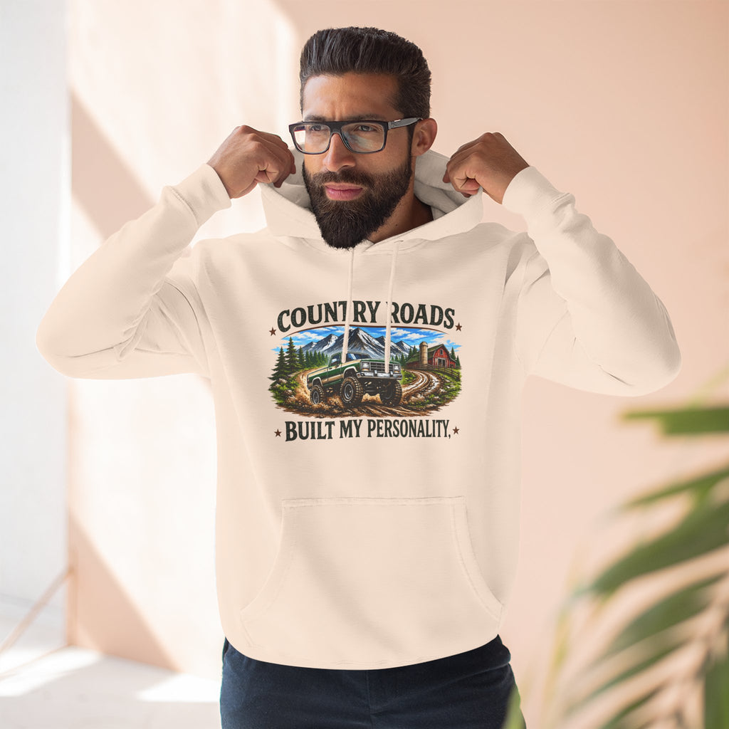Country Roads Truck Three-Panel Fleece Hoodie