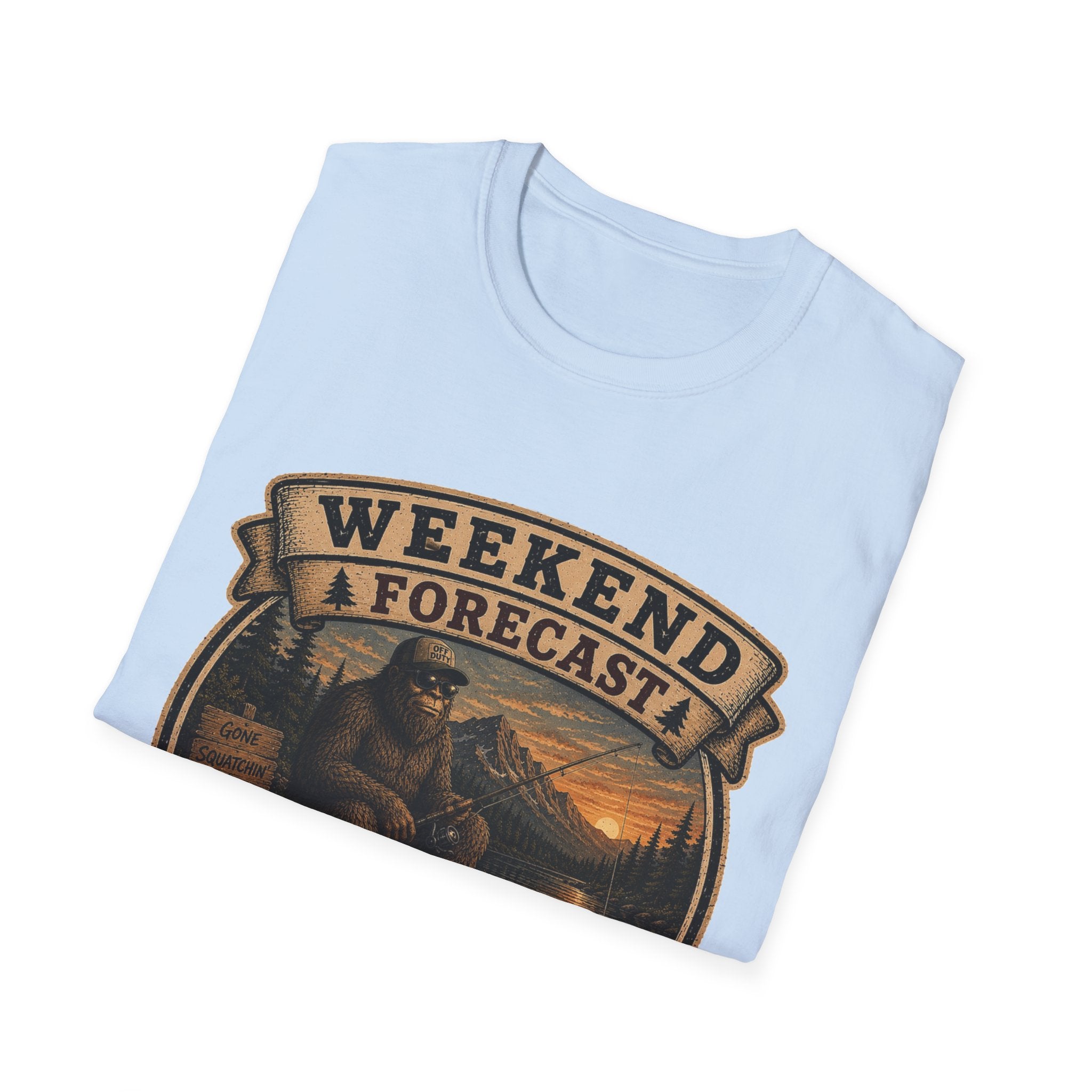 Weekend Forecast T-Shirt — 100% Chance of Avoiding People Graphic Tee