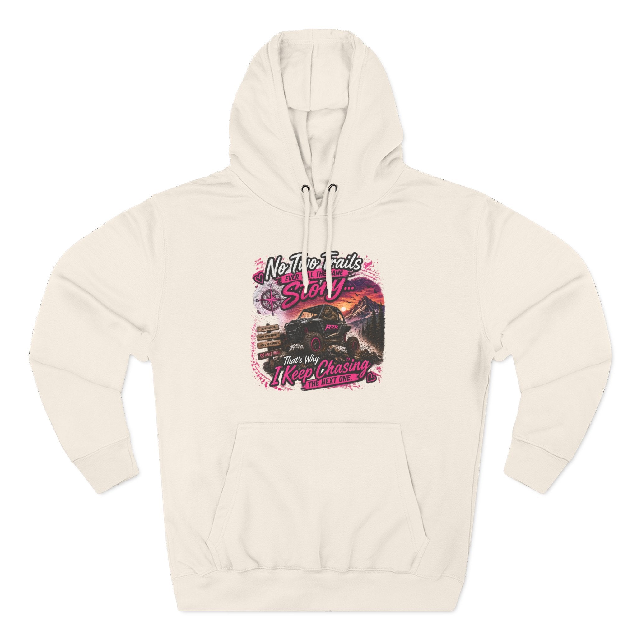 Vintage Desert Motorcycle Hoodie — "Nobody Rides Solo" Retro Biker Graphic
