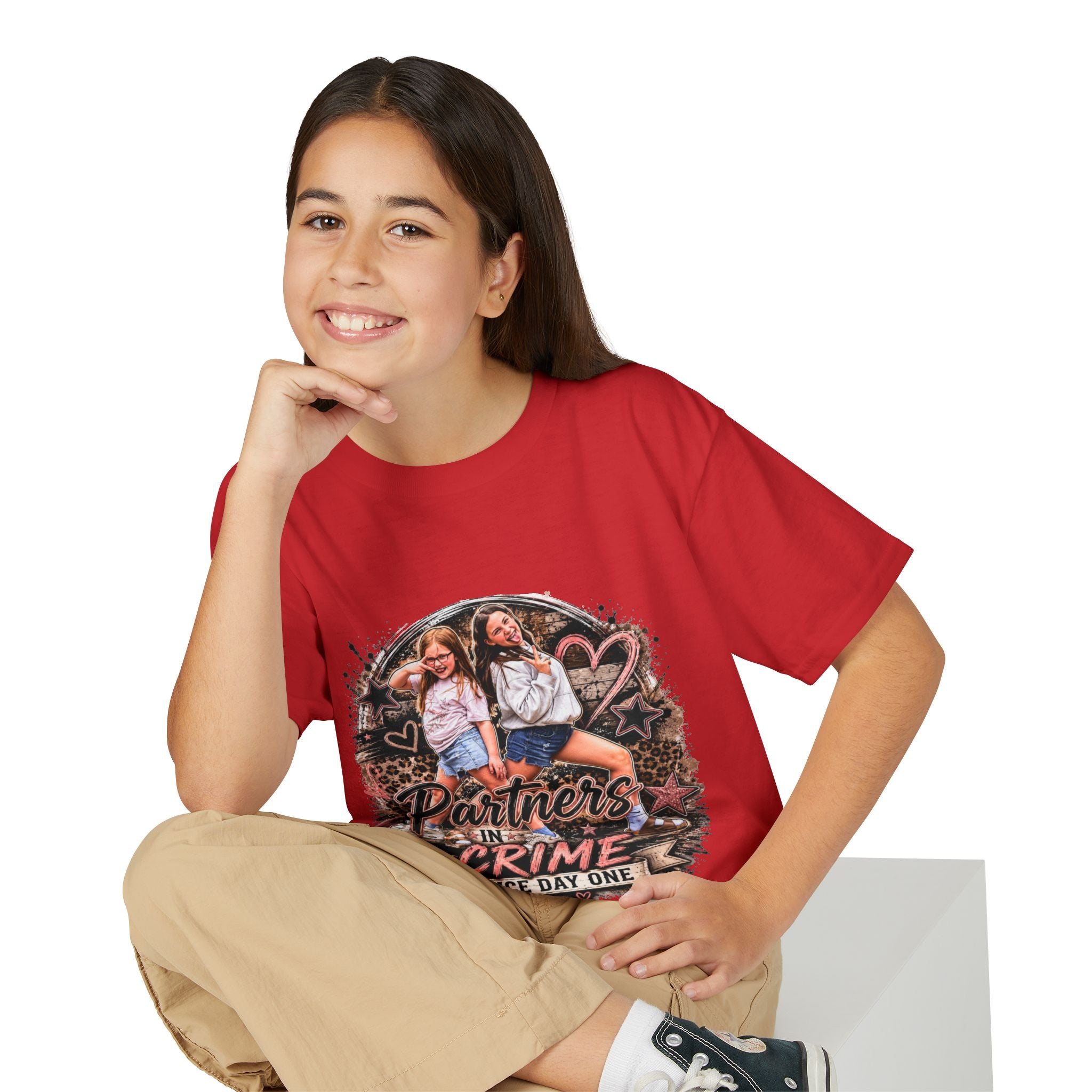 "Partners in Crime Since Day One" Best Friend Tee – Youth T-Shirt