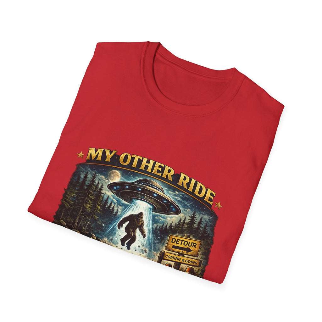 UFO Tee — "My Other Ride is Unconfirmed" Alien Abduction T-Shirt