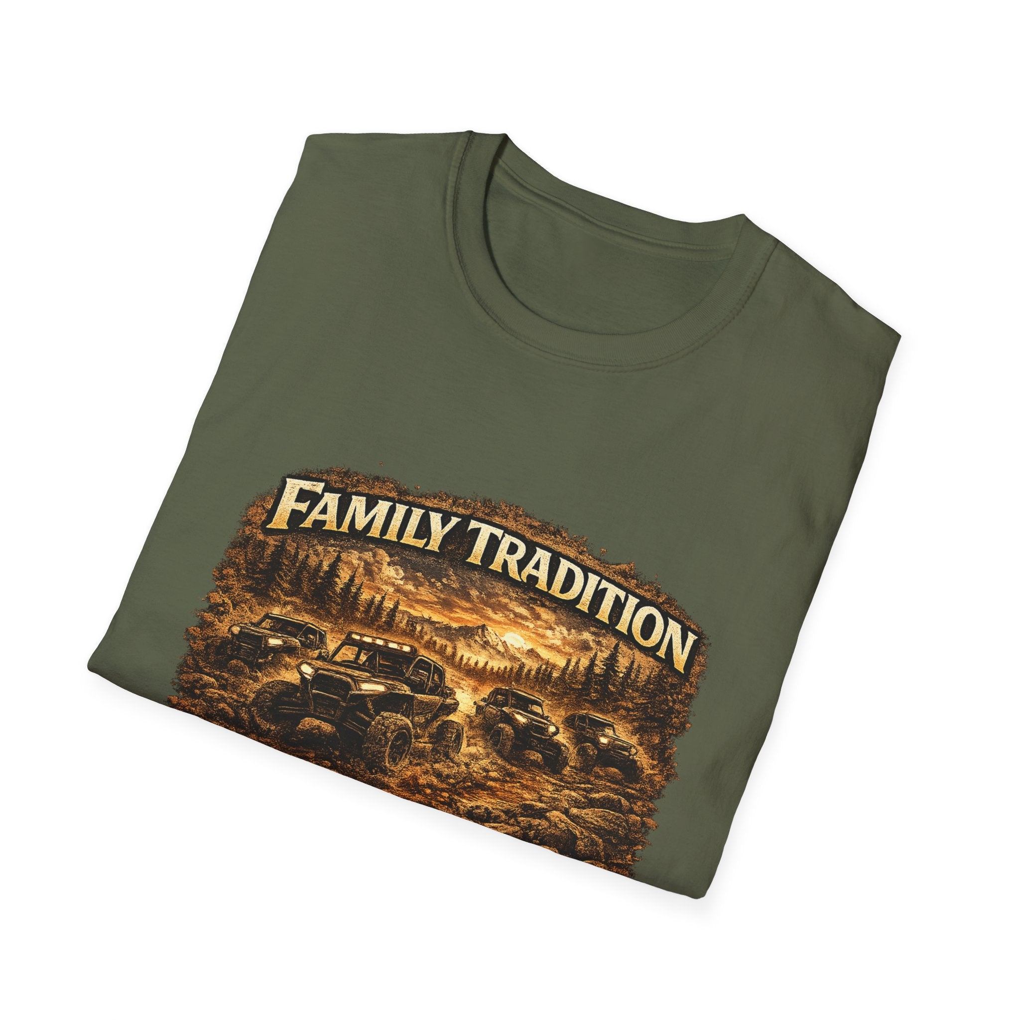 "Family Tradition" Off-Road Truck Vintage Graphic — T-Shirt