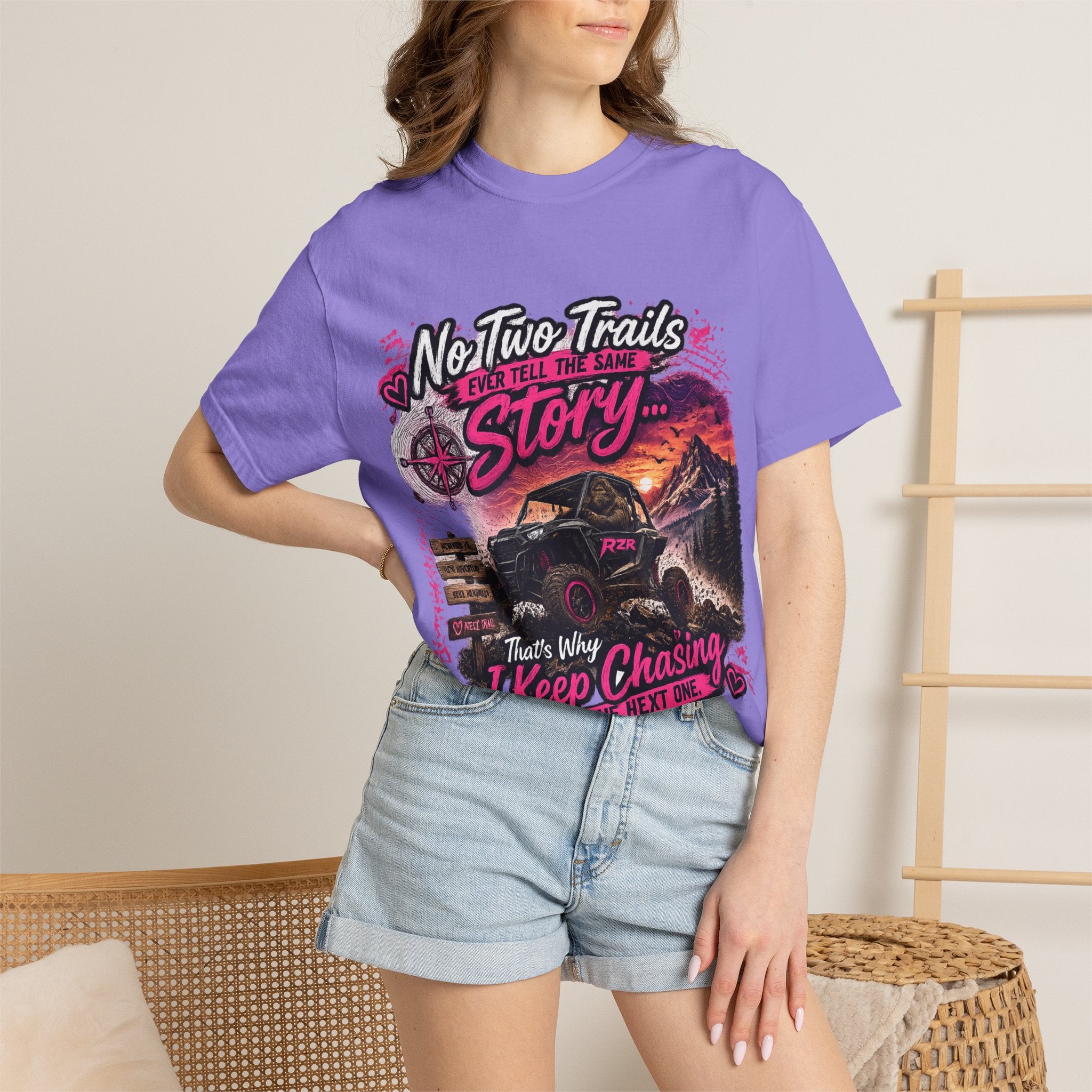 Off‑Road Truck T‑Shirt — “No Two Trails Ever Tell the Same Story” Adventure Tee