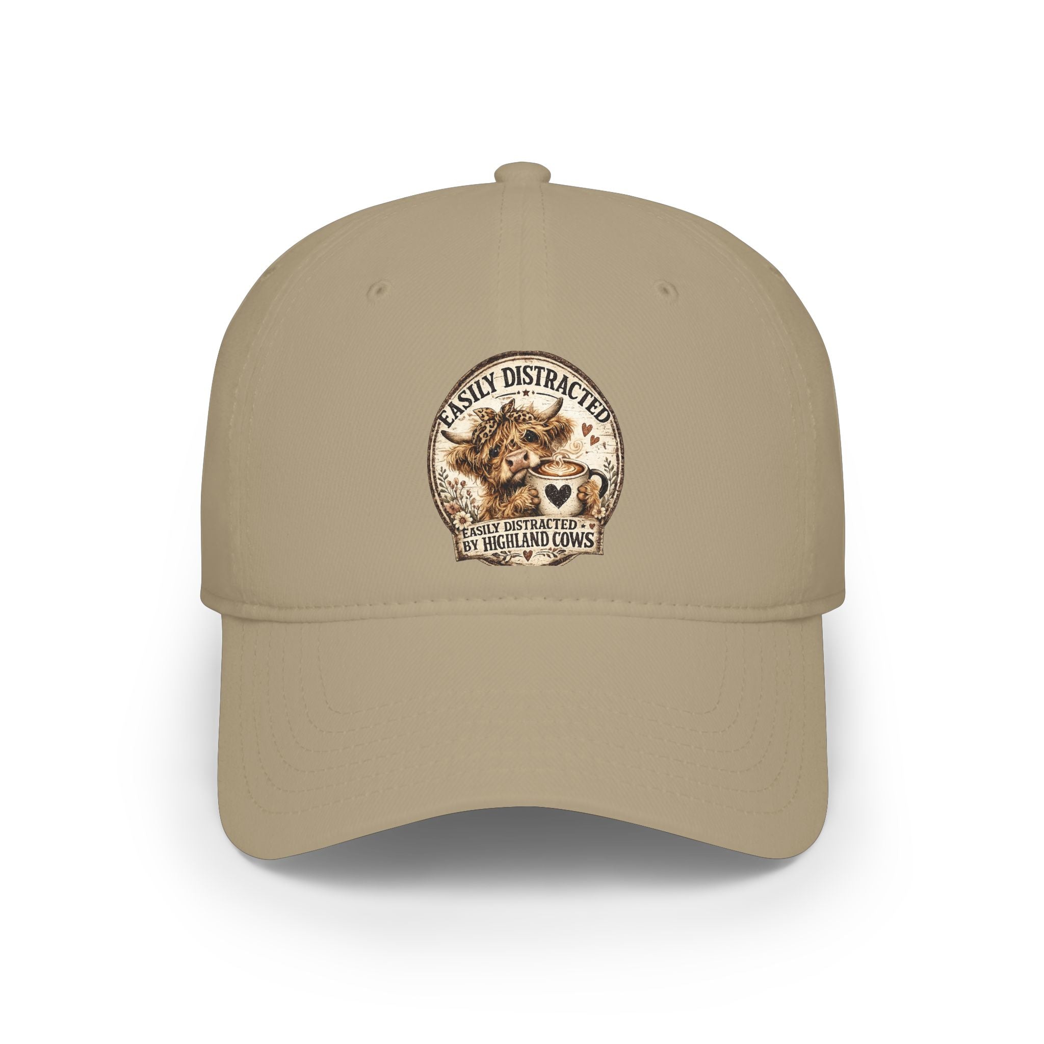 Easily Distracted by Highland Cows Baseball Cap