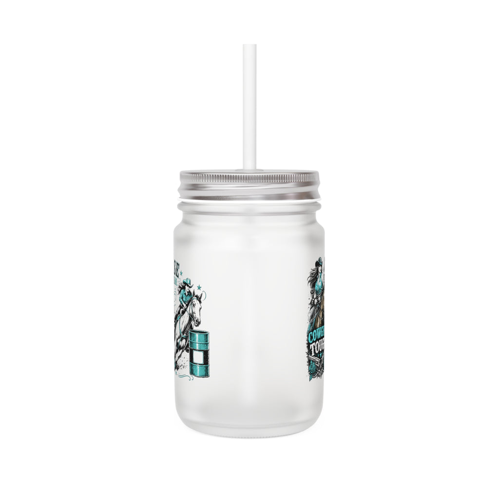 Chase the Dream Ride With Courage - Mason Jar