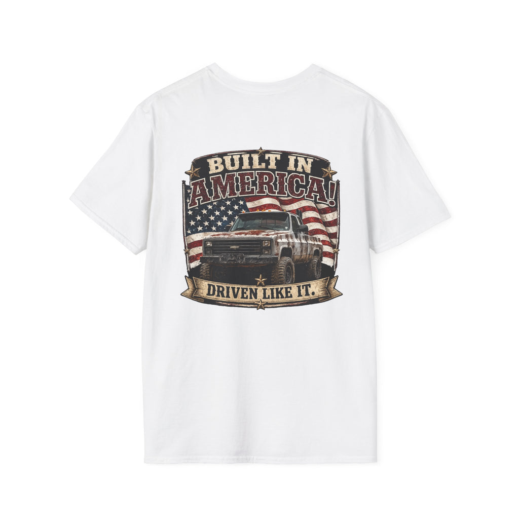 Built In America - Chevrolet K30 Vintage Patch T-Shirt