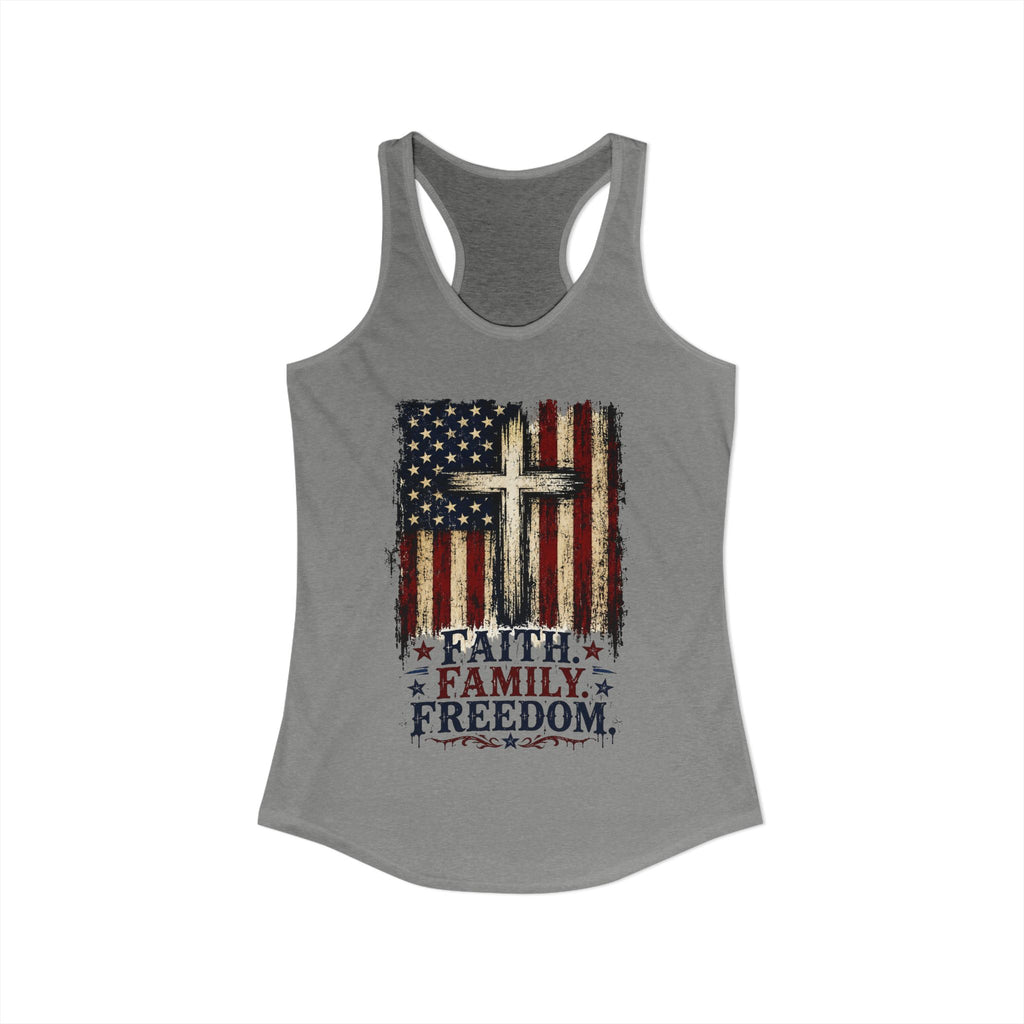 4th of July Women's Racerback Tank — Patriotic Independence Day Tank Top