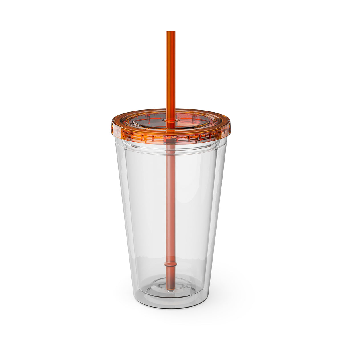 When It Gets Hot Out, I Take My Tops Off - Sunsplash Tumbler with Straw, 16oz