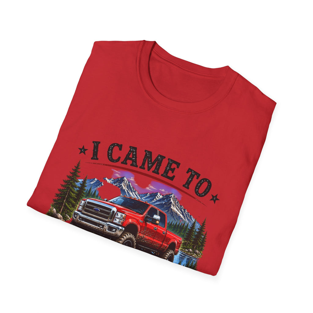 I Came to Avoid People Truck Softstyle T-Shirt