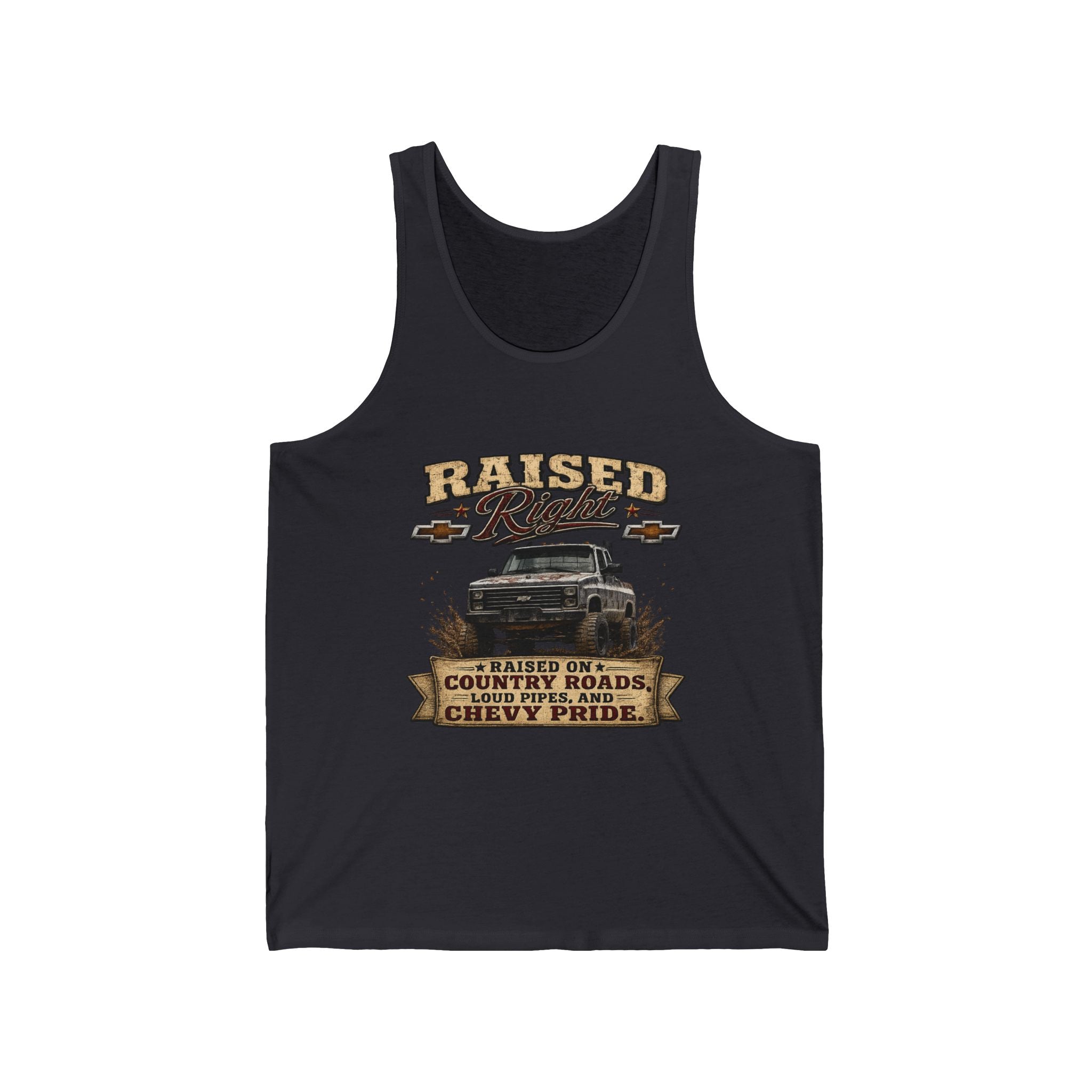 Raised on Country Roads Chevy Pride Tank