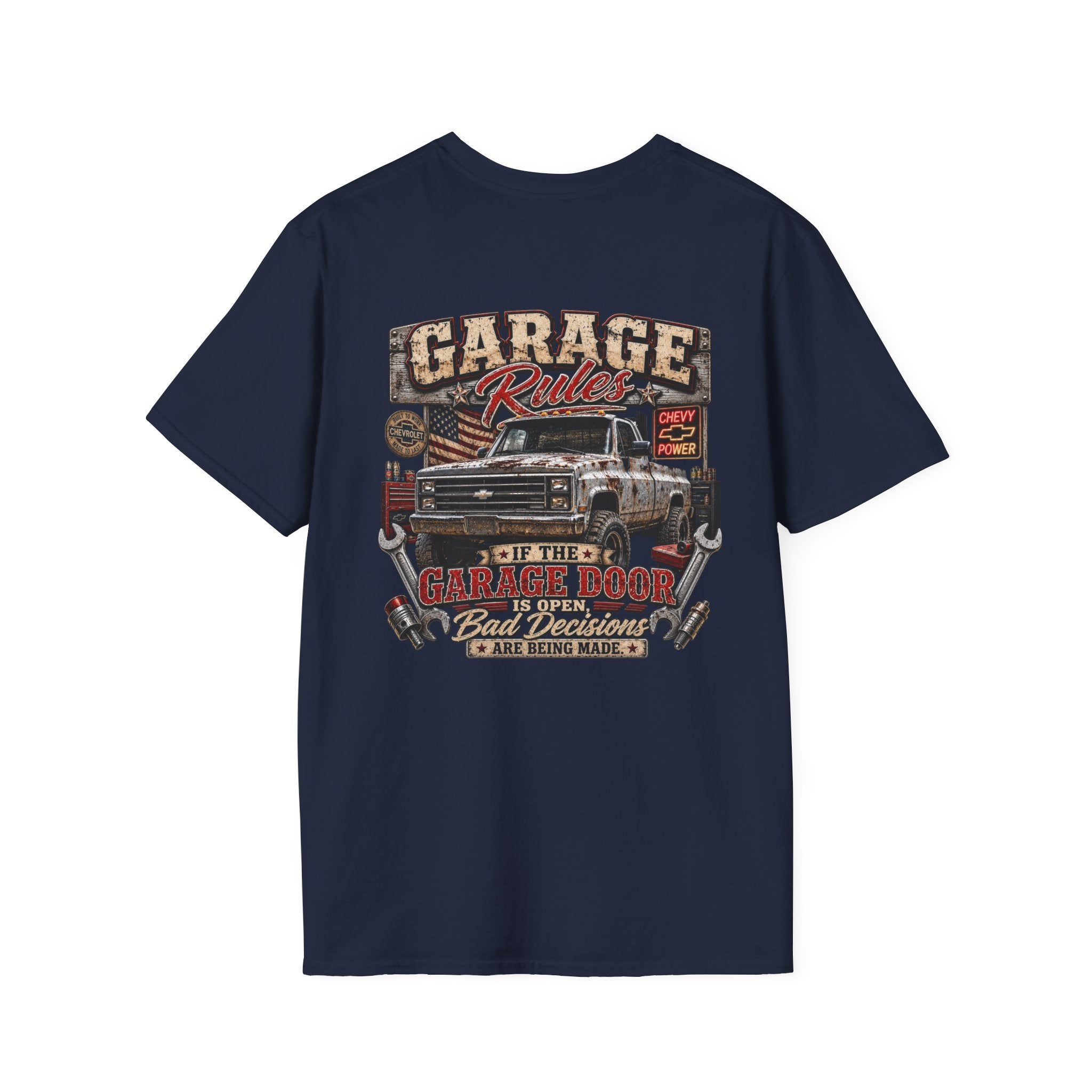 Garage Rules - Chevrolet K30 Vintage Badge T-Shirt