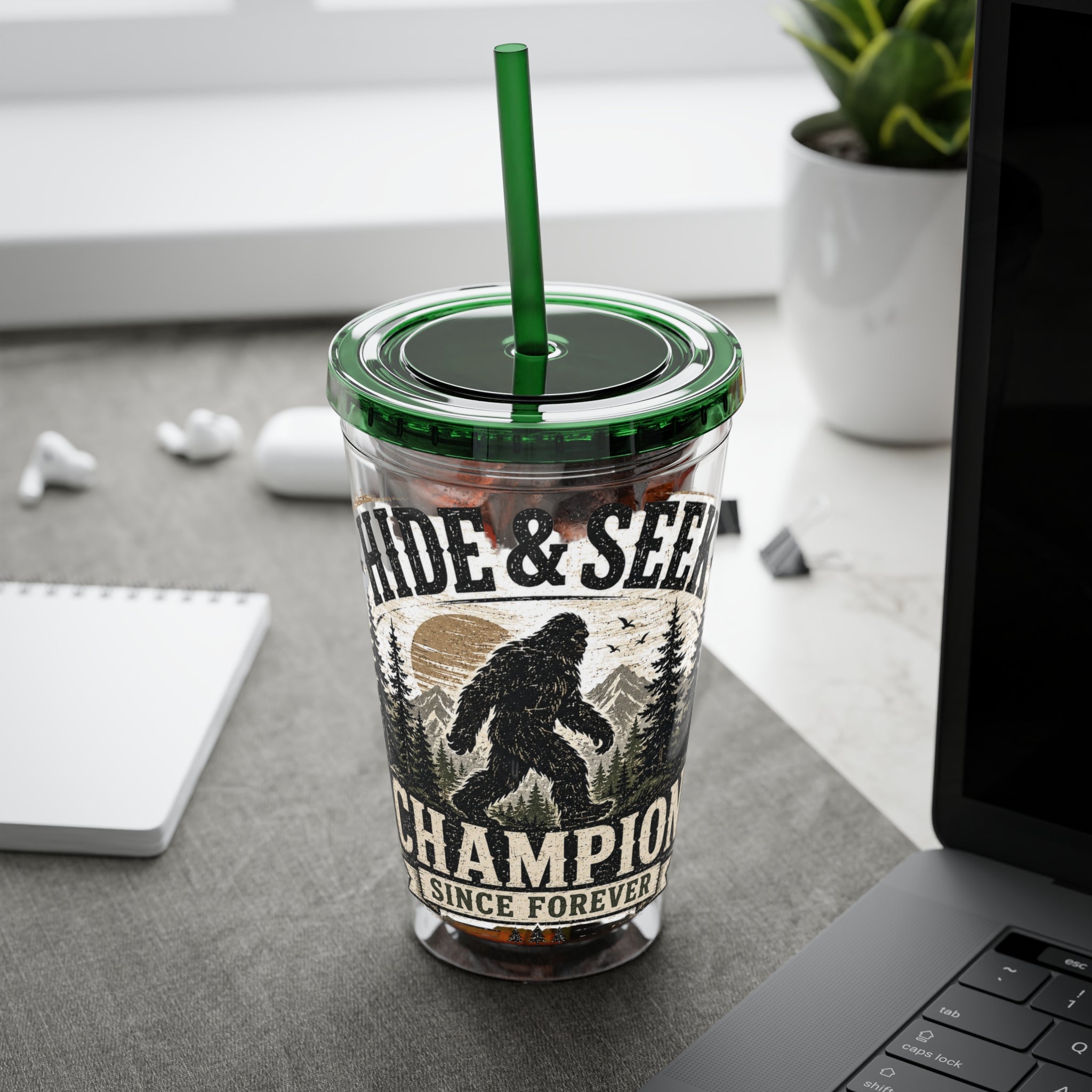 Hide & Seek Champion Since Forever Sunsplash Tumbler with Straw, 16oz