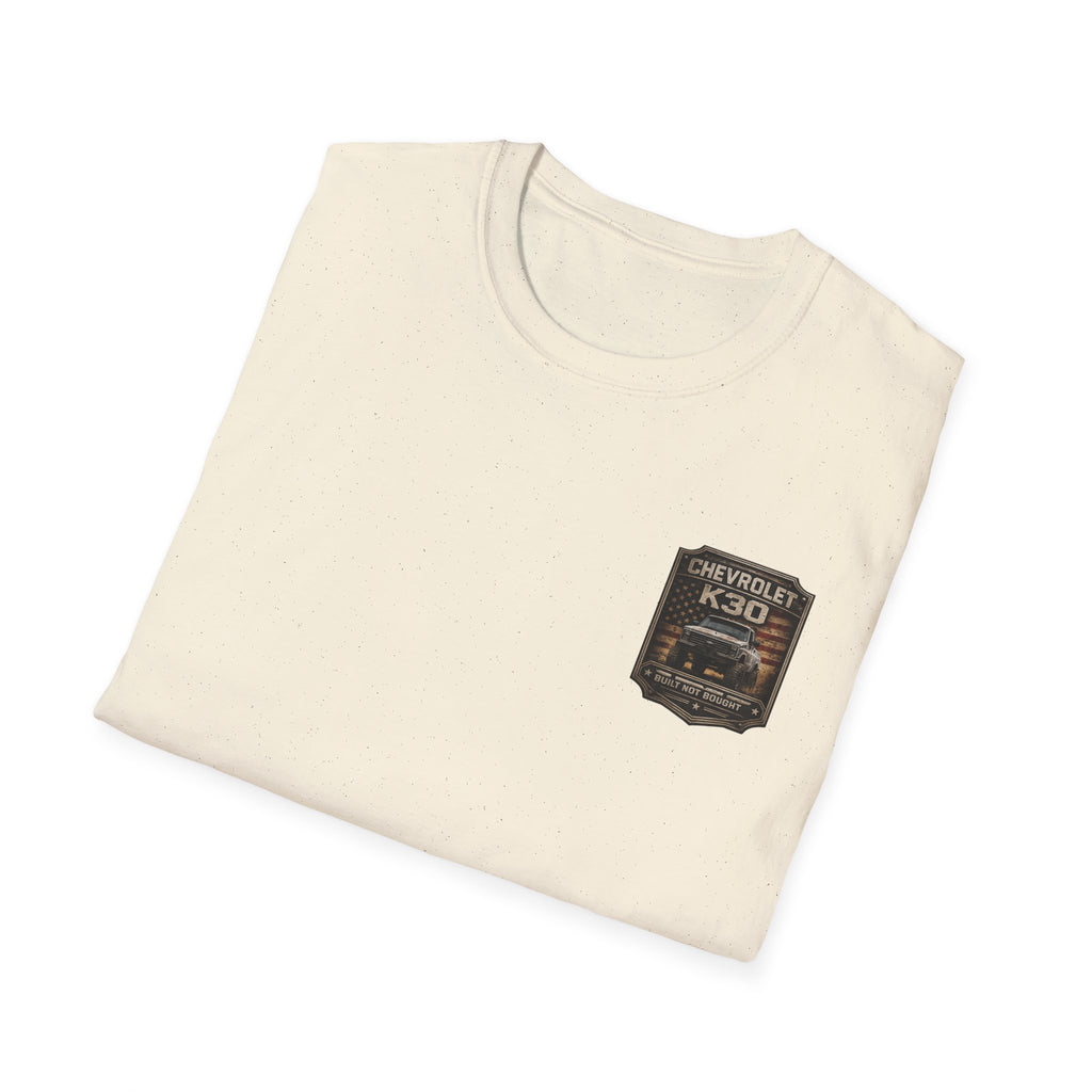 Square Body Soul - Chevrolet K30 Vintage Truck Pocket T‑Shirt