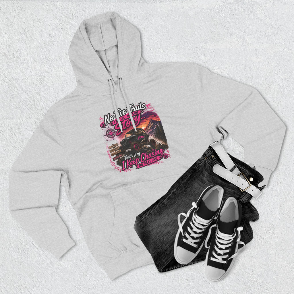 Vintage Desert Motorcycle Hoodie — "Nobody Rides Solo" Retro Biker Graphic
