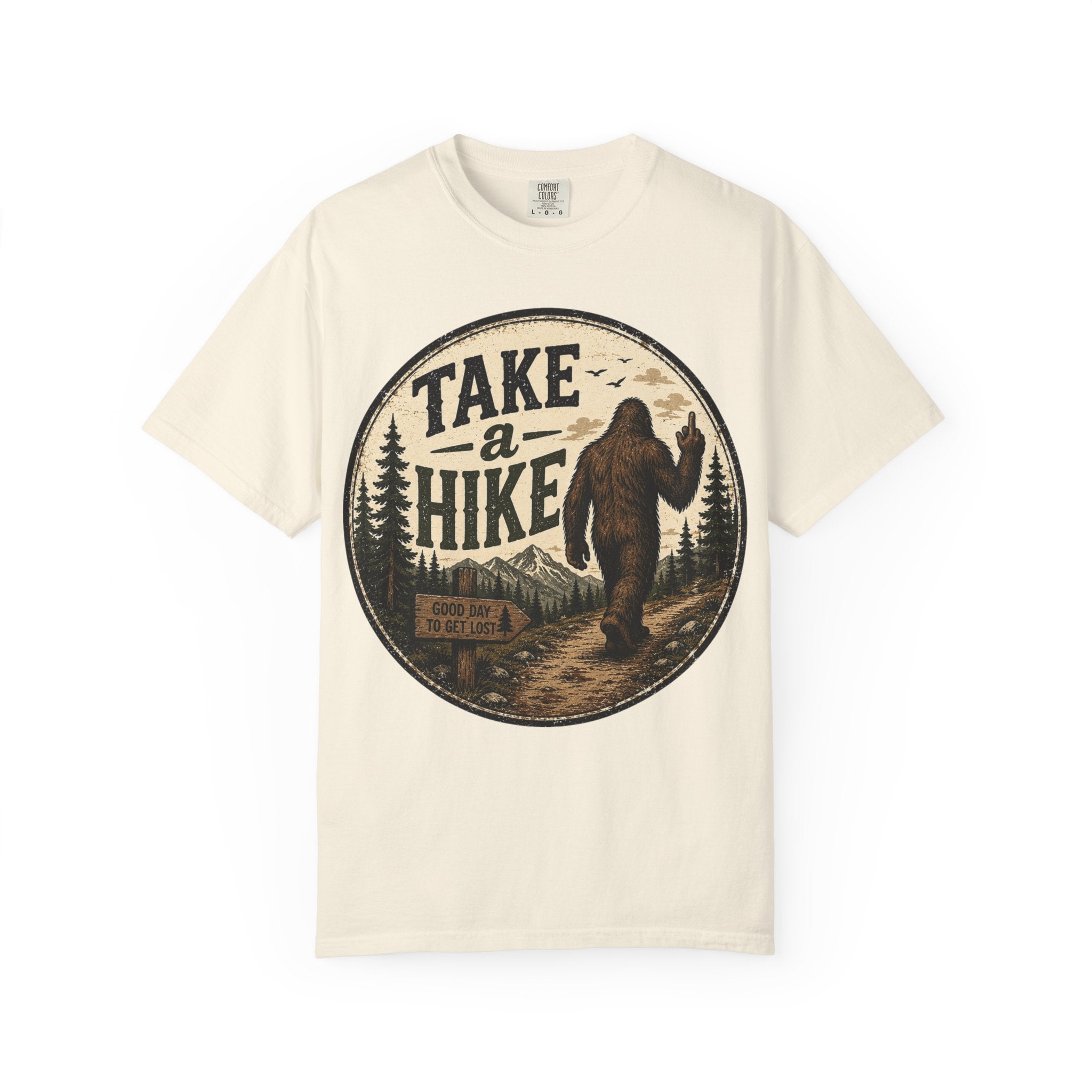 Take a Hike T-Shirt — Vintage Bigfoot Hiking Tee