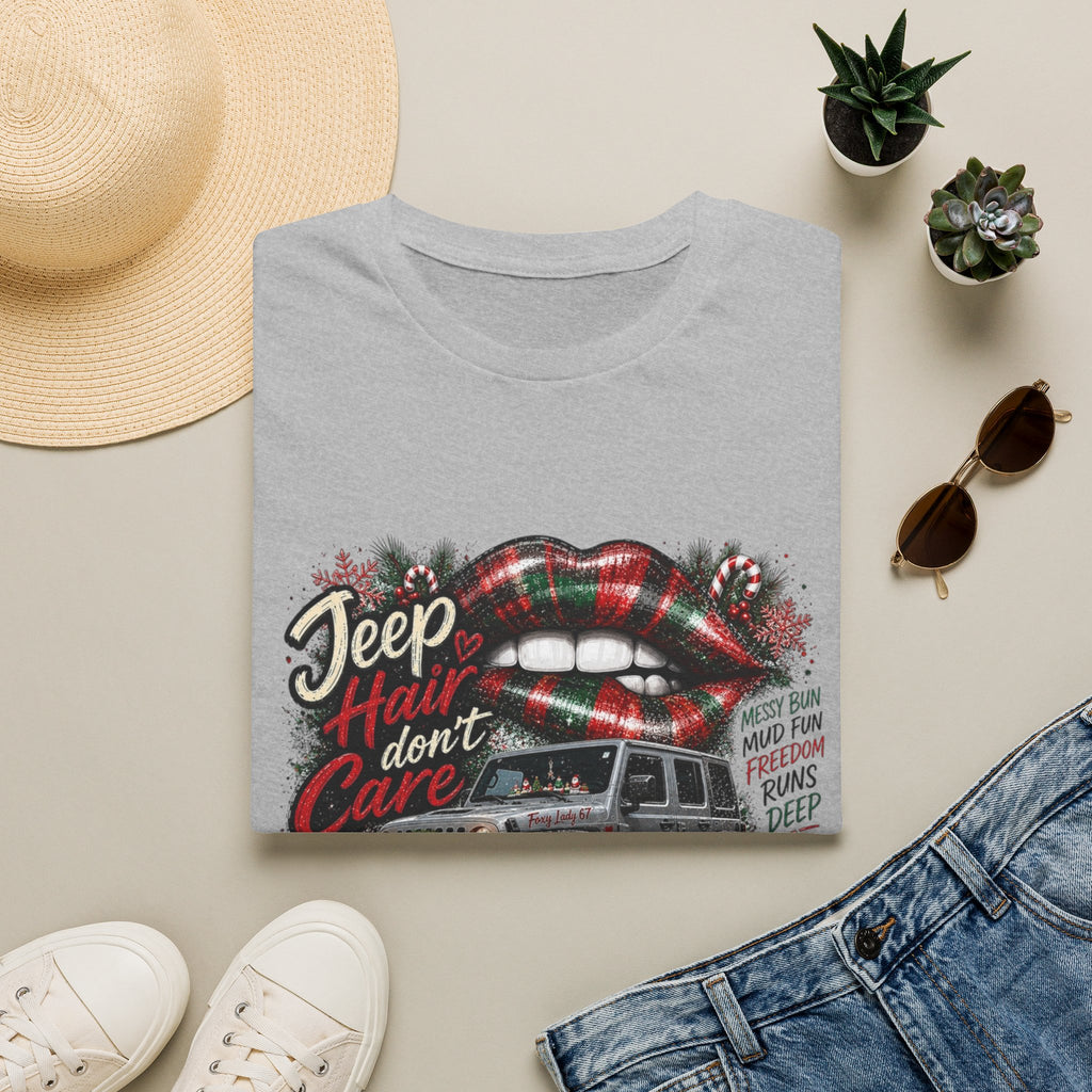 Jeep Hair Don’t Care T-Shirt — Women’s Jeep Lover Graphic Tee