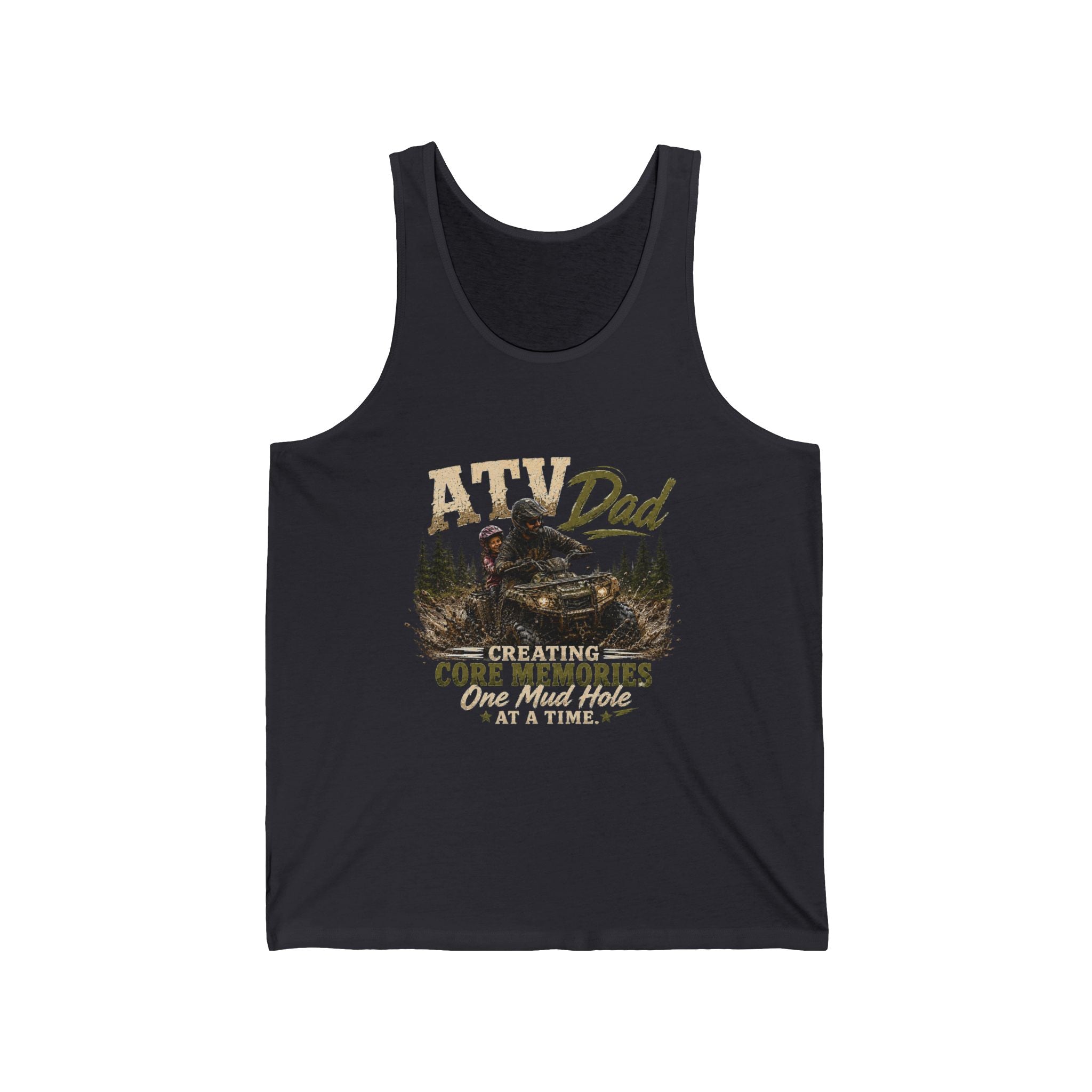 "Creating Core Memories One Trail at a Time" Graphic Tank – ATV Dad Tank Top