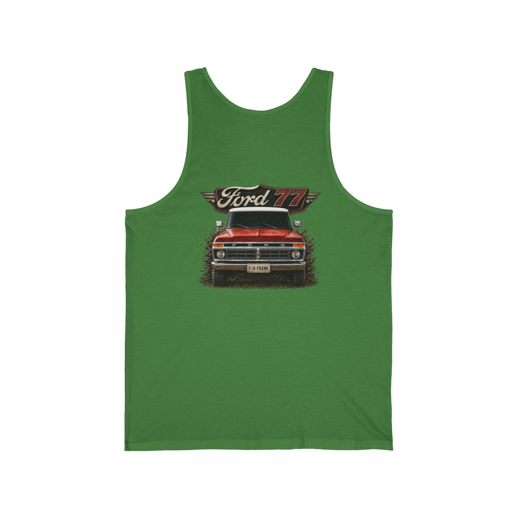 Ford 77 Vintage Truck Tank Top — Retro Pickup Truck Graphic Vest