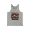 "Born to Ride, Blessed to Be" Motorcycle Graphic — Patriotic Freedom Trail Tank Top