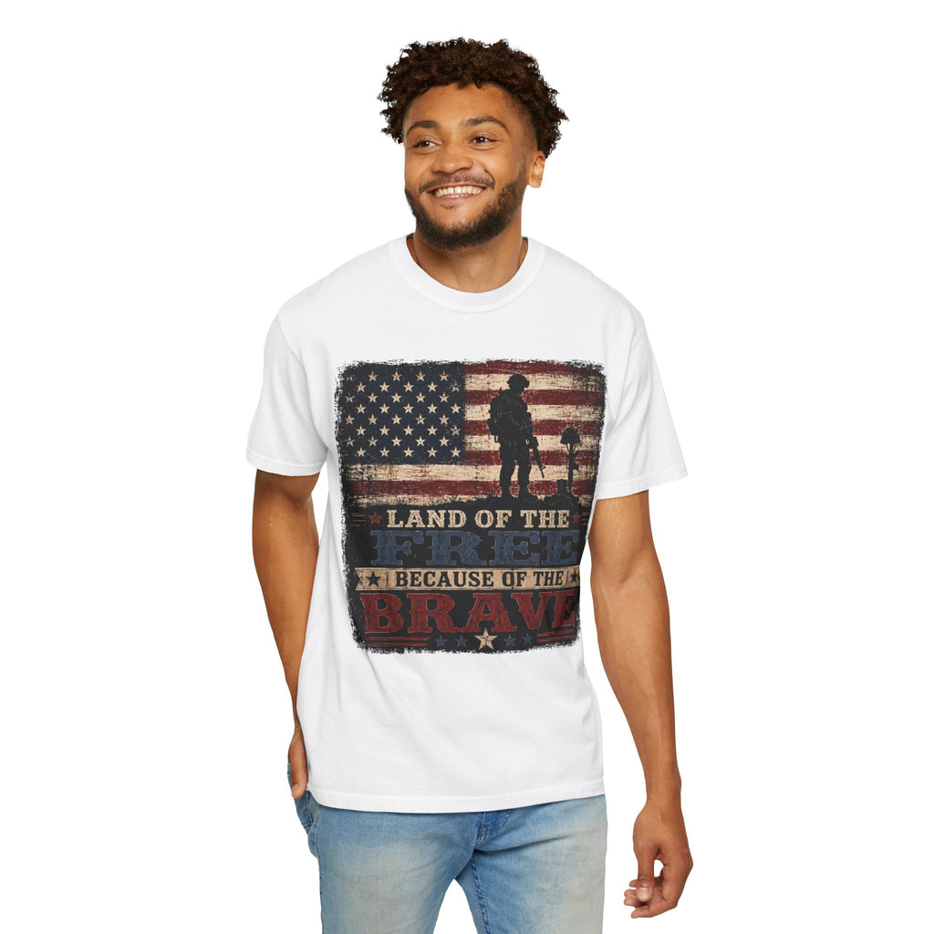 Land of the Free Because of the Brave T-Shirt