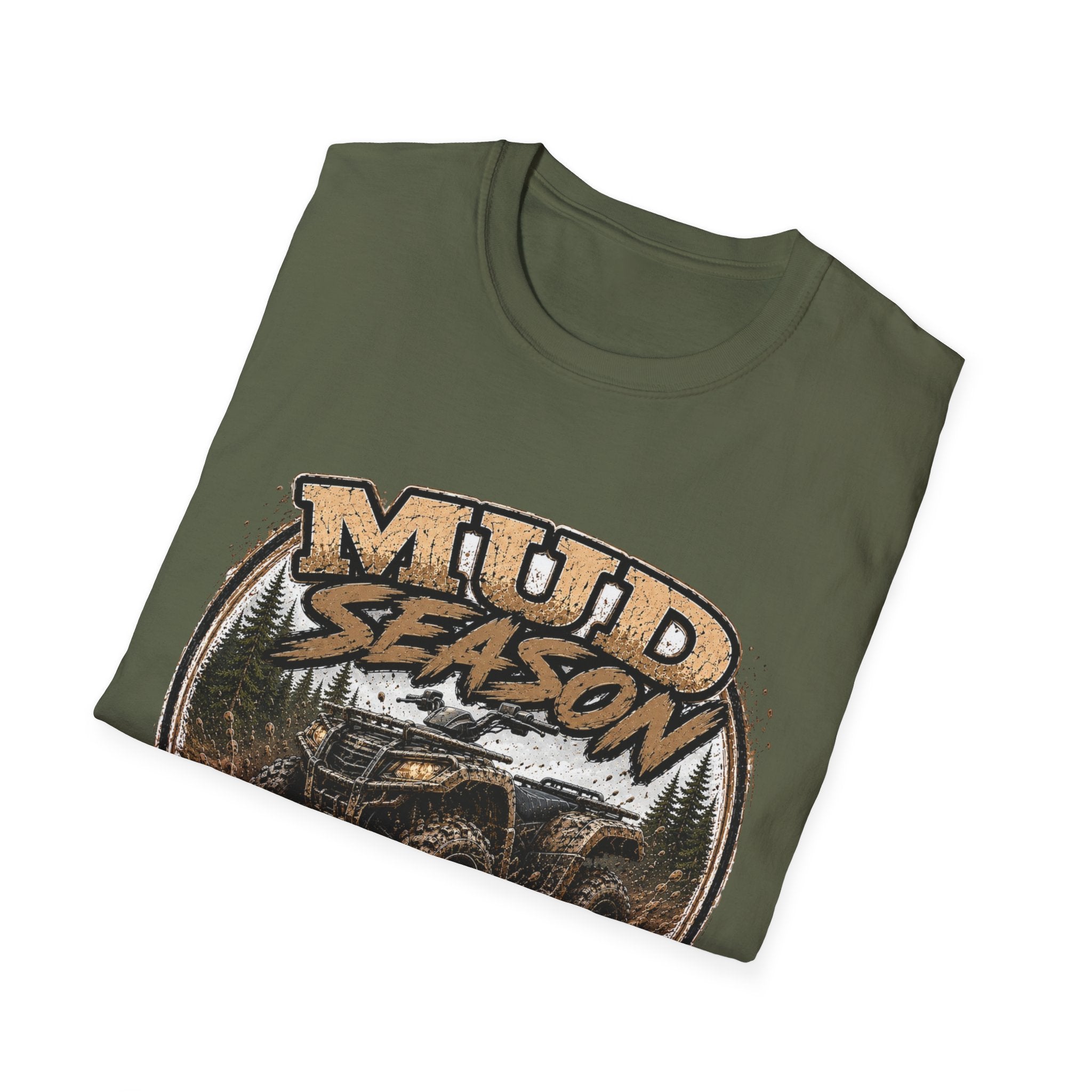 Mud Season T‑Shirt — 'Mud Season' ATV Off‑Road Graphic Shirt (Funny Car Wash Quote)