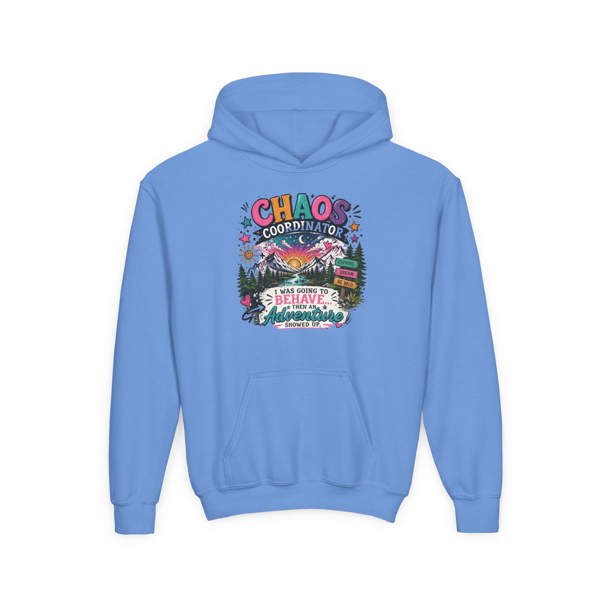 Chaos Coordinator Youth Heavy Blend Hooded Sweatshirt