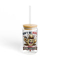 Don't Be Rude...Just Drink Caffeine Glass Straw Cup, 16oz