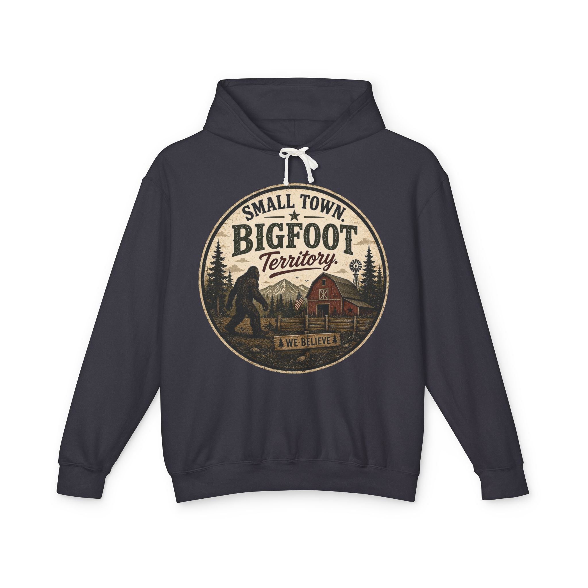 Small Town Bigfoot Territory Hooded Sweatshirt