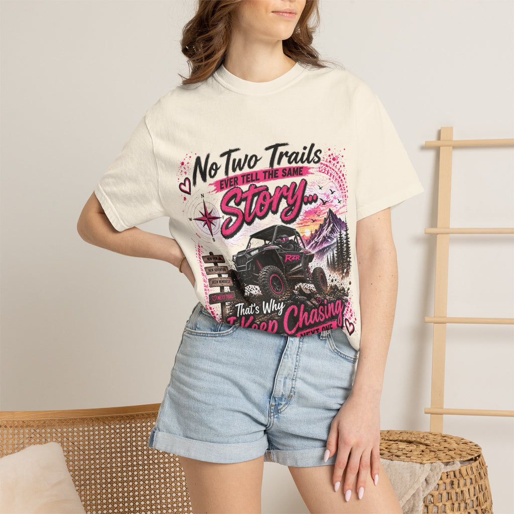 Off-Road Truck T-Shirt — "No Two Trails Ever Tell the Same Story" Adventure Tee