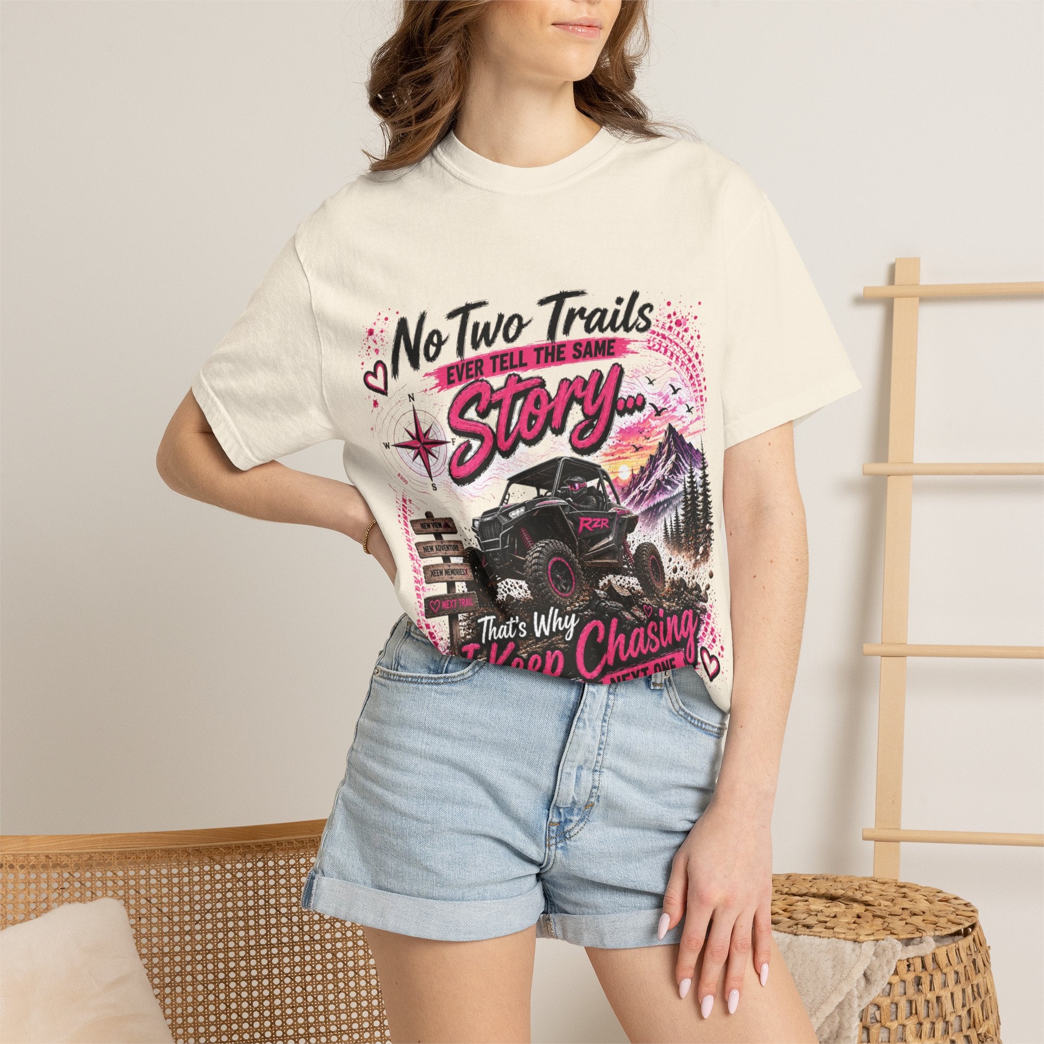 Off-Road Truck T-Shirt — "No Two Trails Ever Tell the Same Story" Adventure Tee