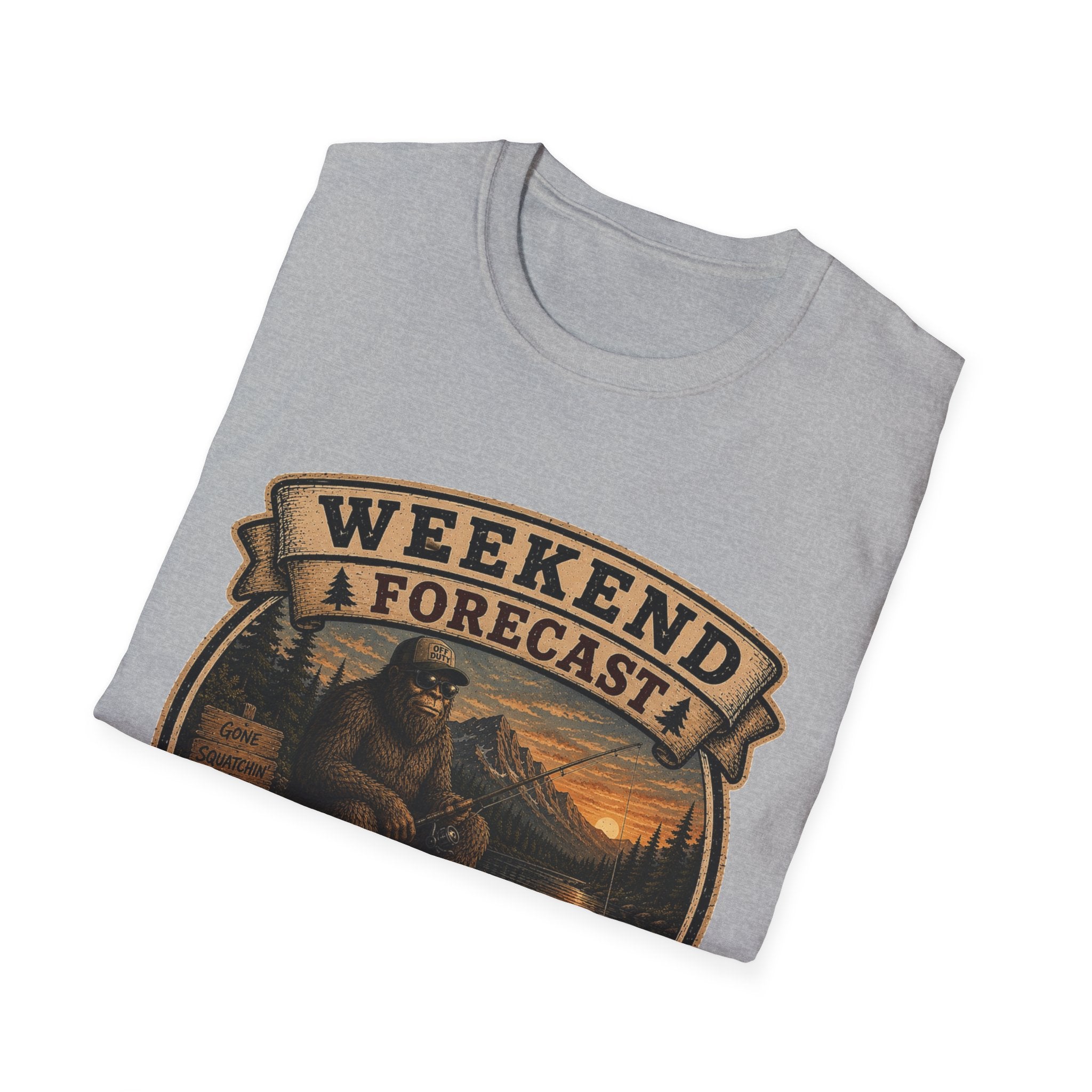 Weekend Forecast T-Shirt — 100% Chance of Avoiding People Graphic Tee