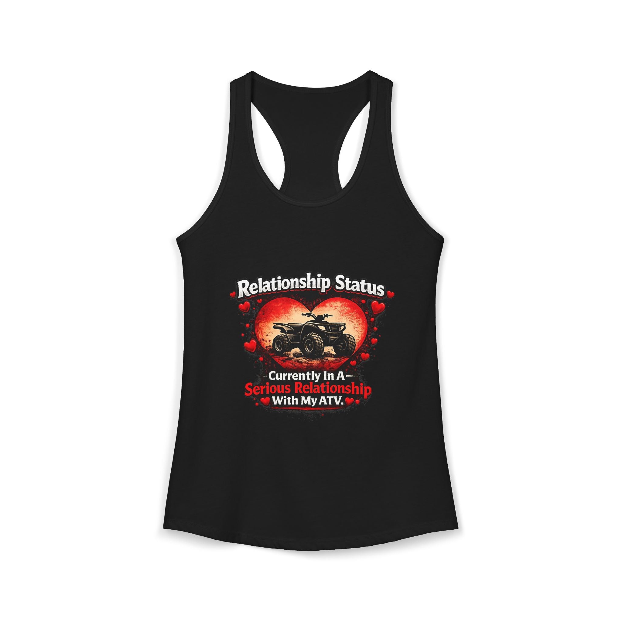 Relationship Status ATV Women's Ideal Racerback Tank