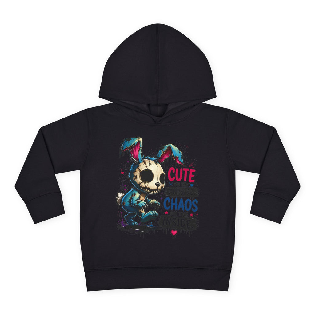 Cute on the outside Choas on the inside Toddler Pullover Fleece Hoodie
